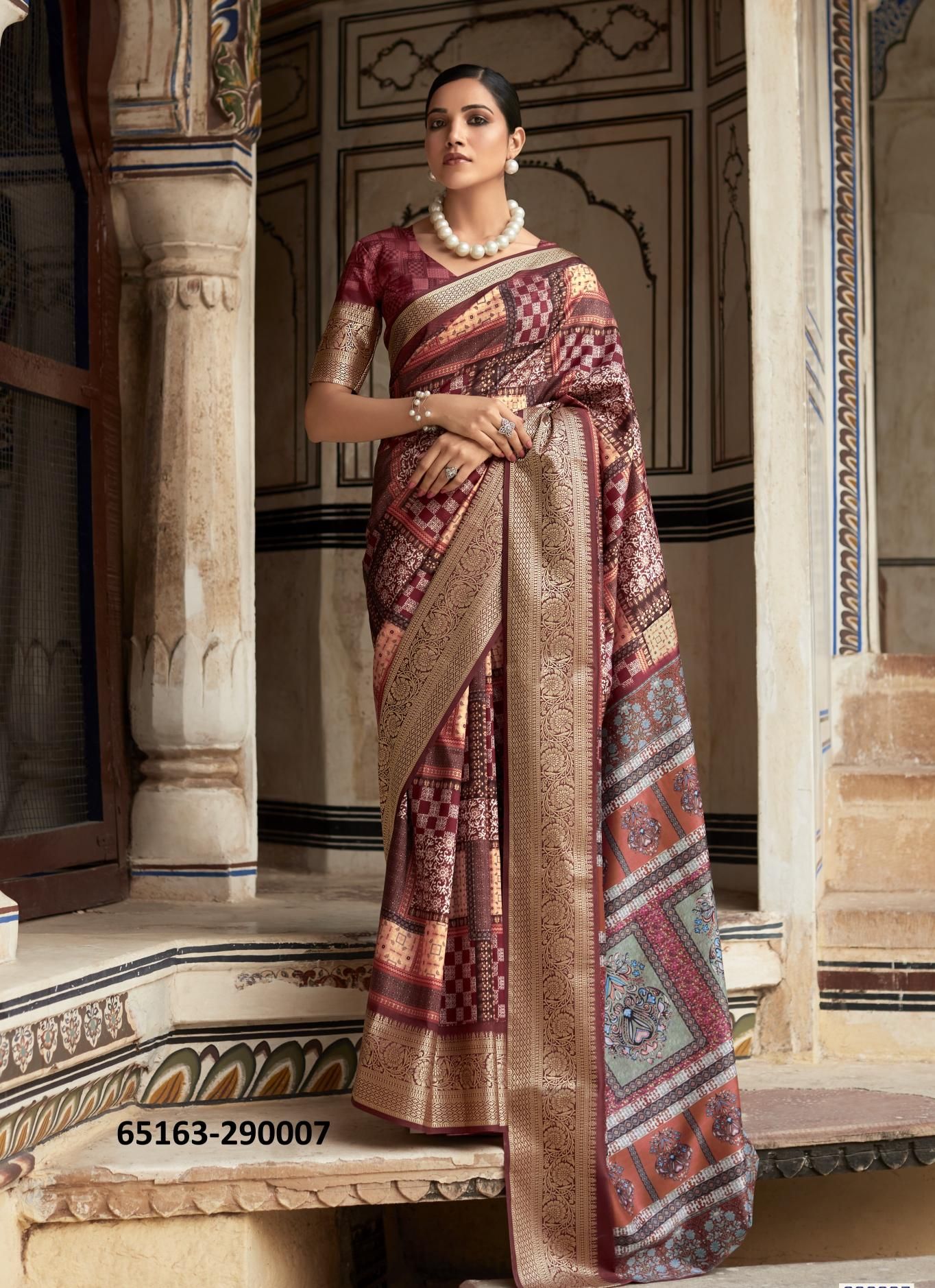 SAARIA SILK - Catalog # 65163 (Set of 8 Sarees) SAARIA SILK - Catalog # 65163 (Set of 8 Sarees)