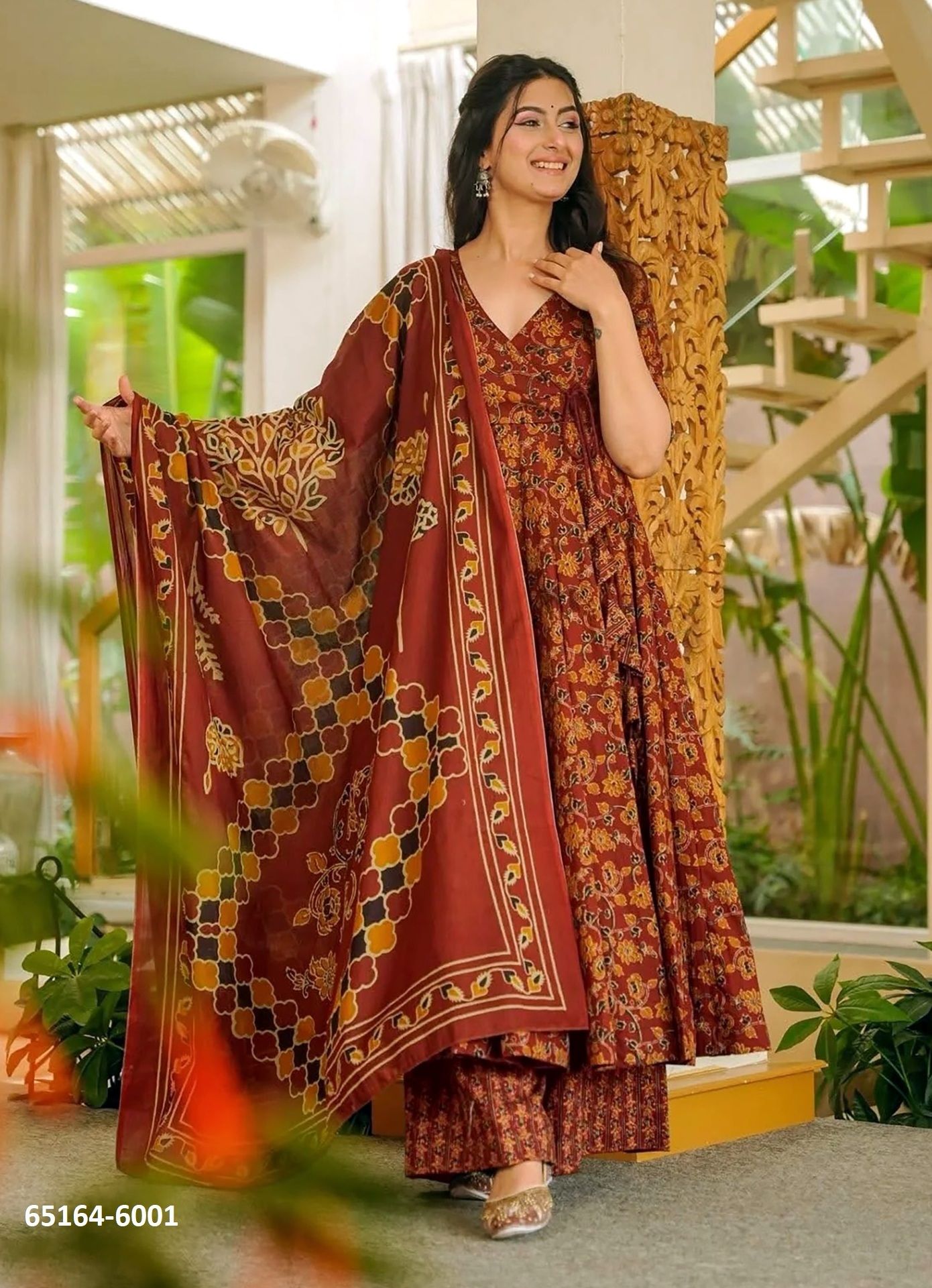VYOMA 6 - Catalog # 65164 (Set of 6 Readymade Salwar Suits) VYOMA 6 - Catalog # 65164 (Set of 6 Readymade Salwar Suits)