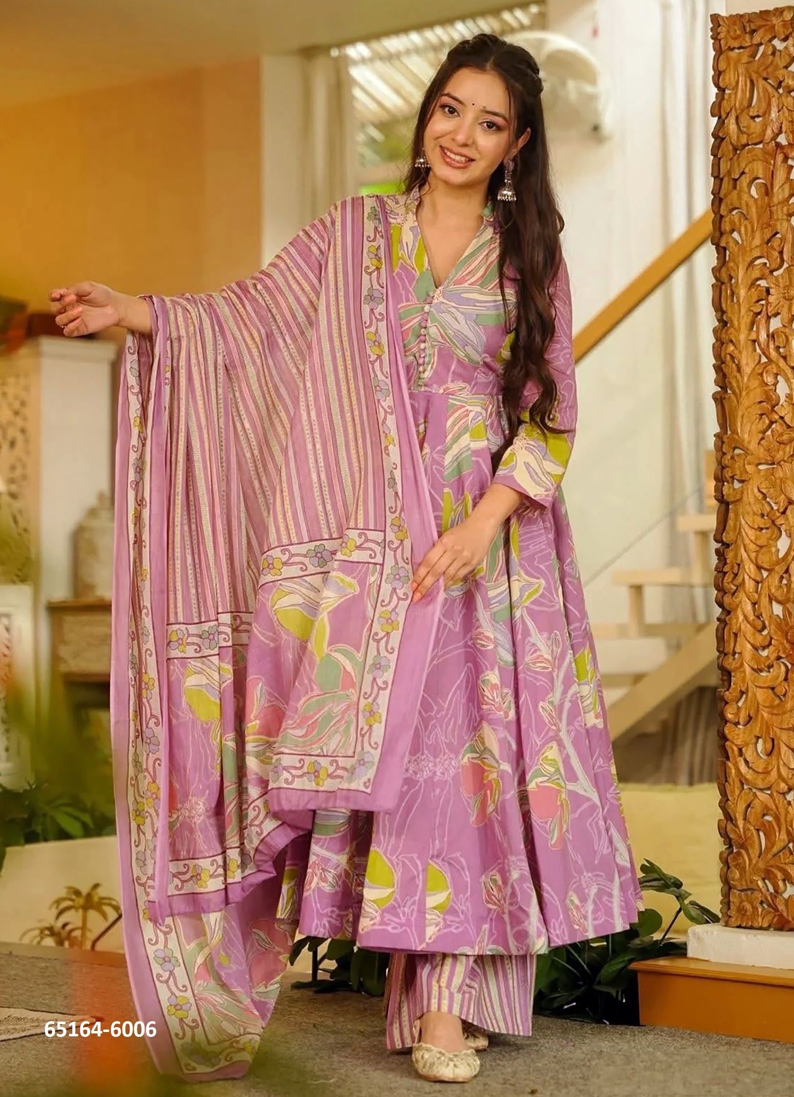 VYOMA 6 - Catalog # 65164 (Set of 6 Readymade Salwar Suits) VYOMA 6 - Catalog # 65164 (Set of 6 Readymade Salwar Suits)