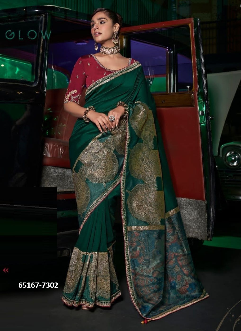 KANYA - Catalog # 65167 (Set of 5 Sarees) KANYA - Catalog # 65167 (Set of 5 Sarees)
