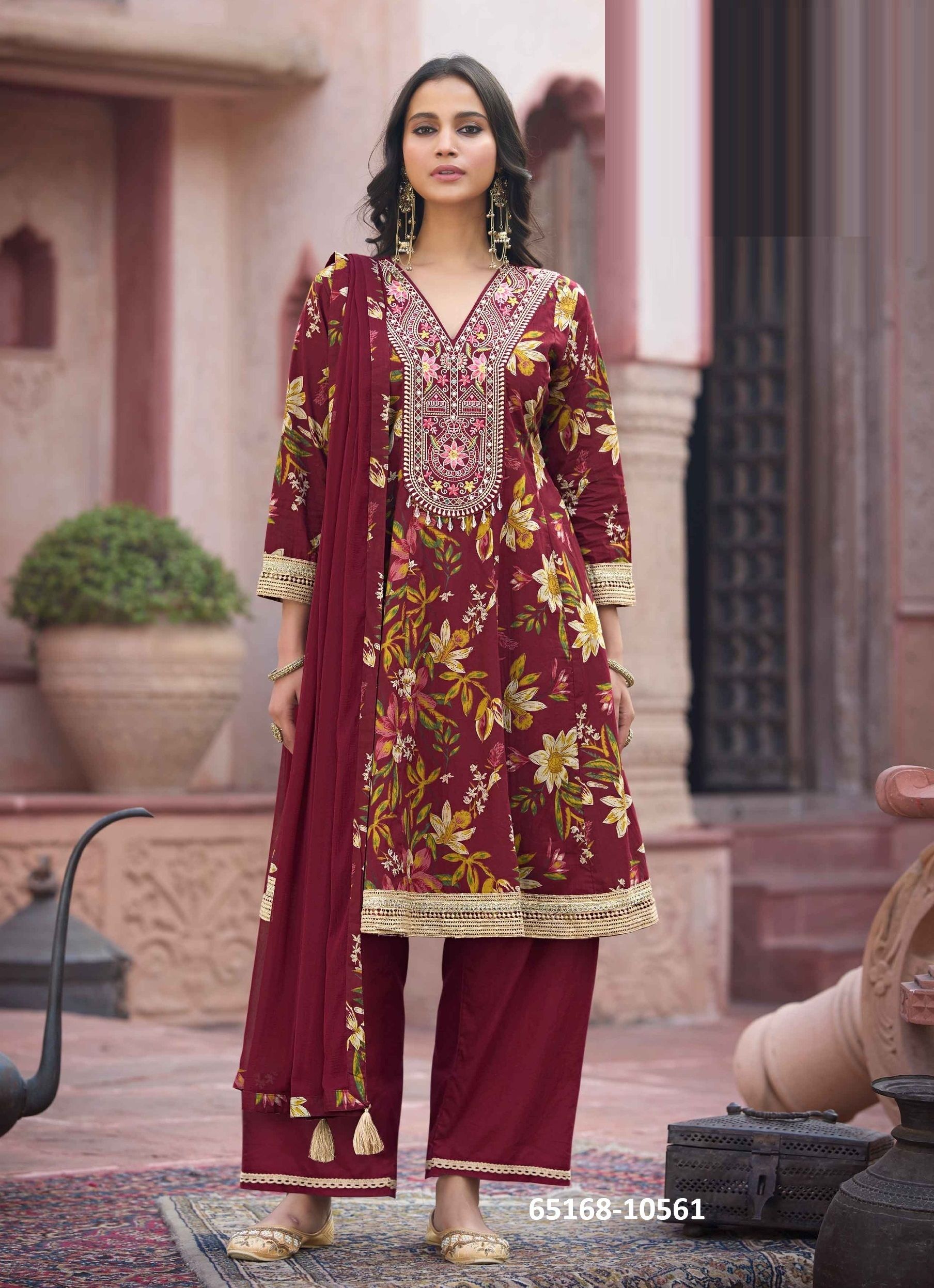 FALGUNI - Catalog # 65168 (Set of 4 Readymade Salwar Suits) FALGUNI - Catalog # 65168 (Set of 4 Readymade Salwar Suits)