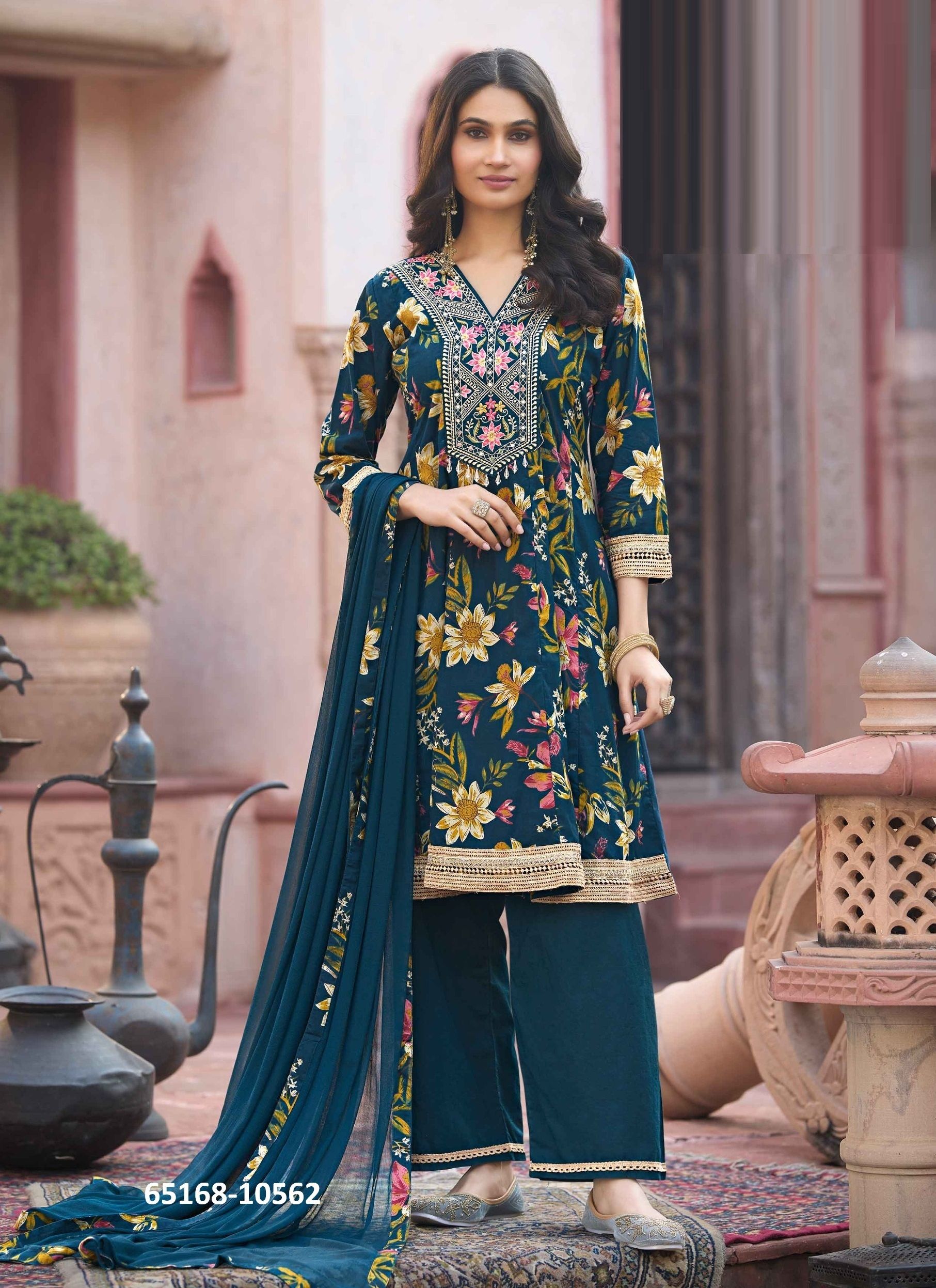 FALGUNI - Catalog # 65168 (Set of 4 Readymade Salwar Suits) FALGUNI - Catalog # 65168 (Set of 4 Readymade Salwar Suits)