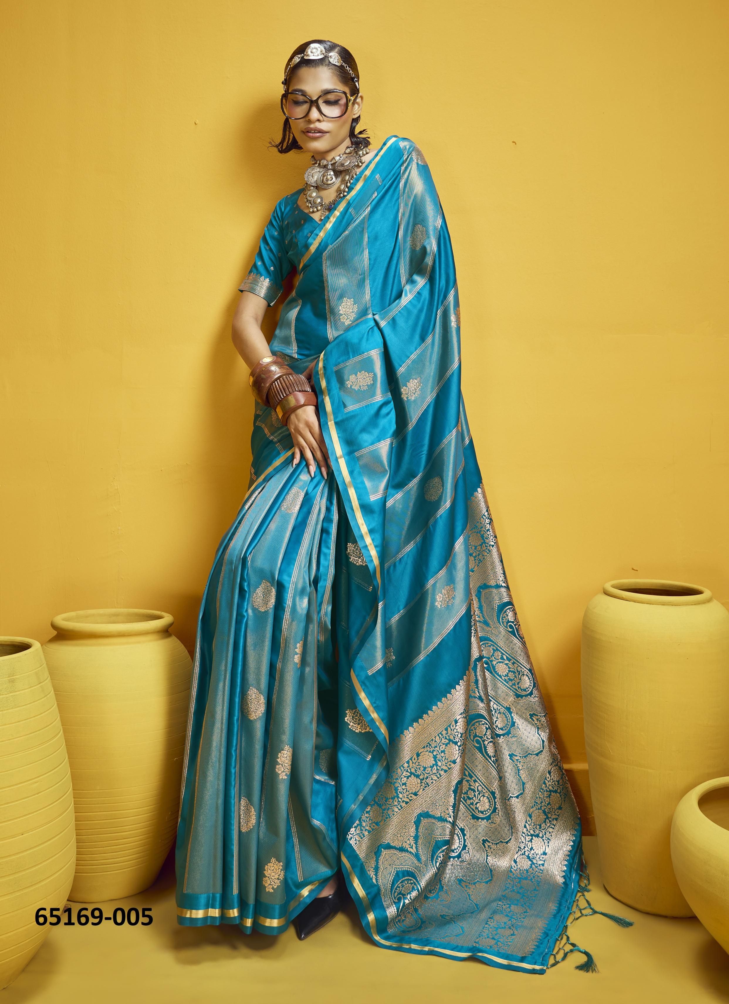 KANTHKALA ROSE - Catalog # 65169 (Set of 6 Sarees) KANTHKALA ROSE - Catalog # 65169 (Set of 6 Sarees)