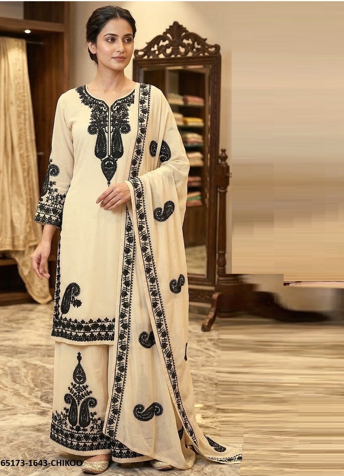 ARNIMA - Catalog # 65173 (Set of 4 SIZE-SETS [Readymade Salwar Suits])