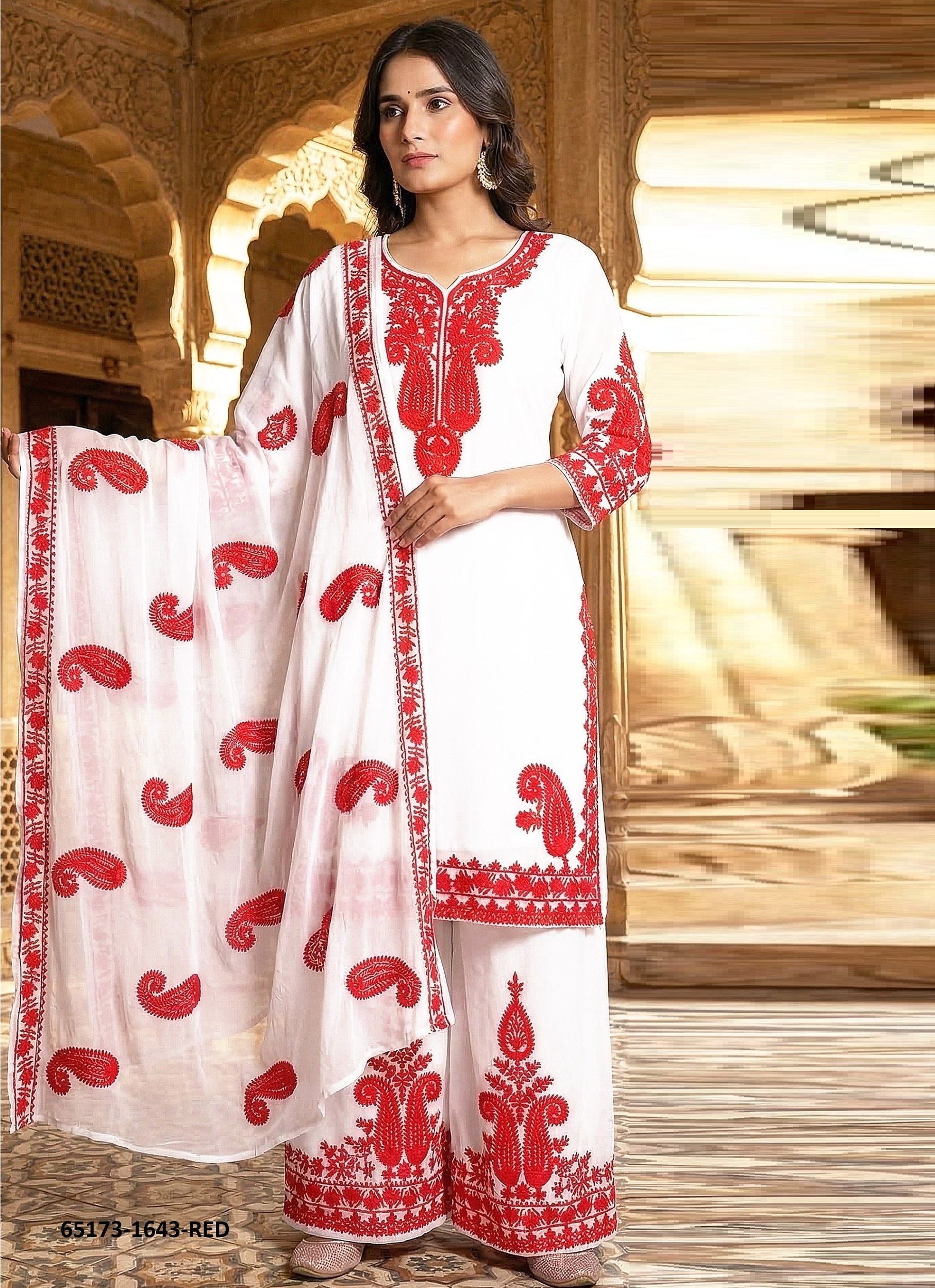 ARNIMA - Catalog # 65173 (Set of 4 SIZE-SETS [Readymade Salwar Suits])