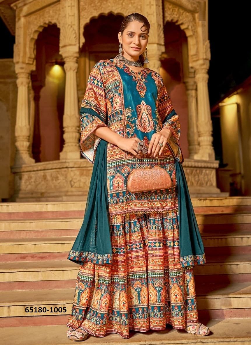 RUHANI - Catalog # 65180 (Set of 6 Readymade Salwar Suits) RUHANI - Catalog # 65180 (Set of 6 Readymade Salwar Suits)