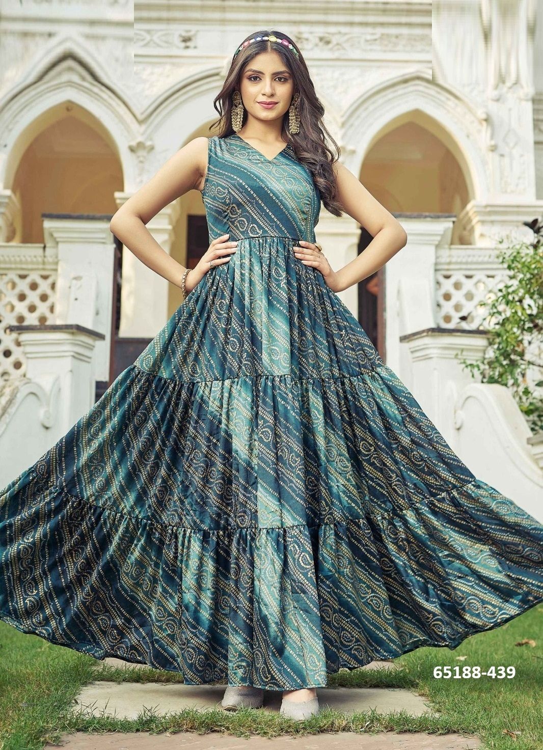 MANIMALA - Catalog # 65188 (Set of 4 Readymade Gowns)