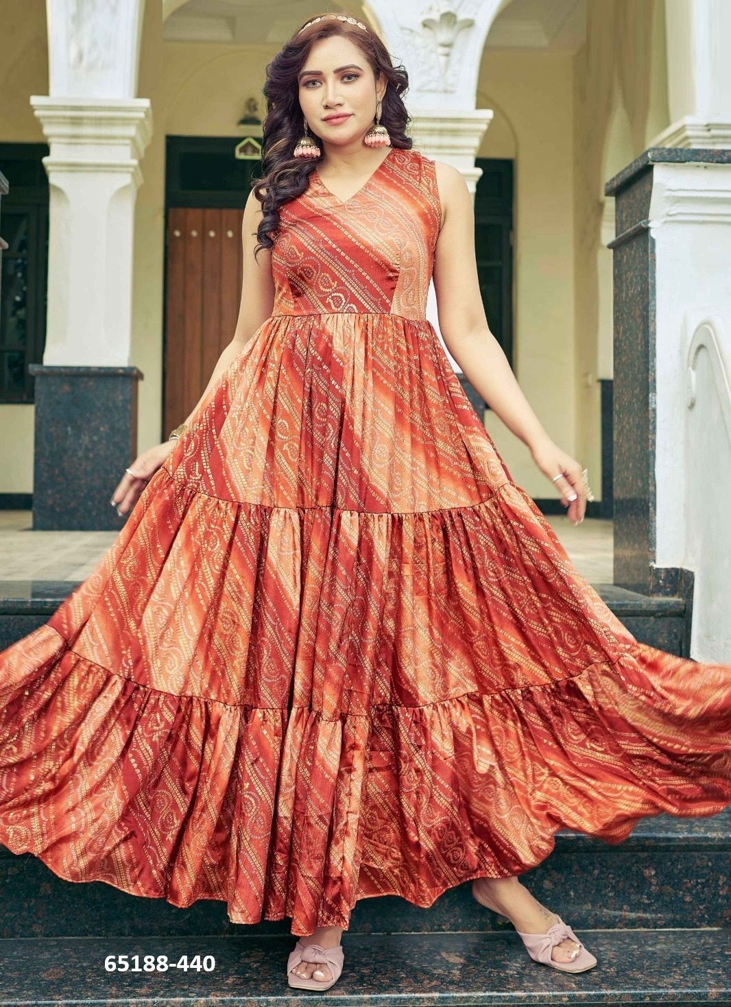 MANIMALA - Catalog # 65188 (Set of 4 Readymade Gowns)