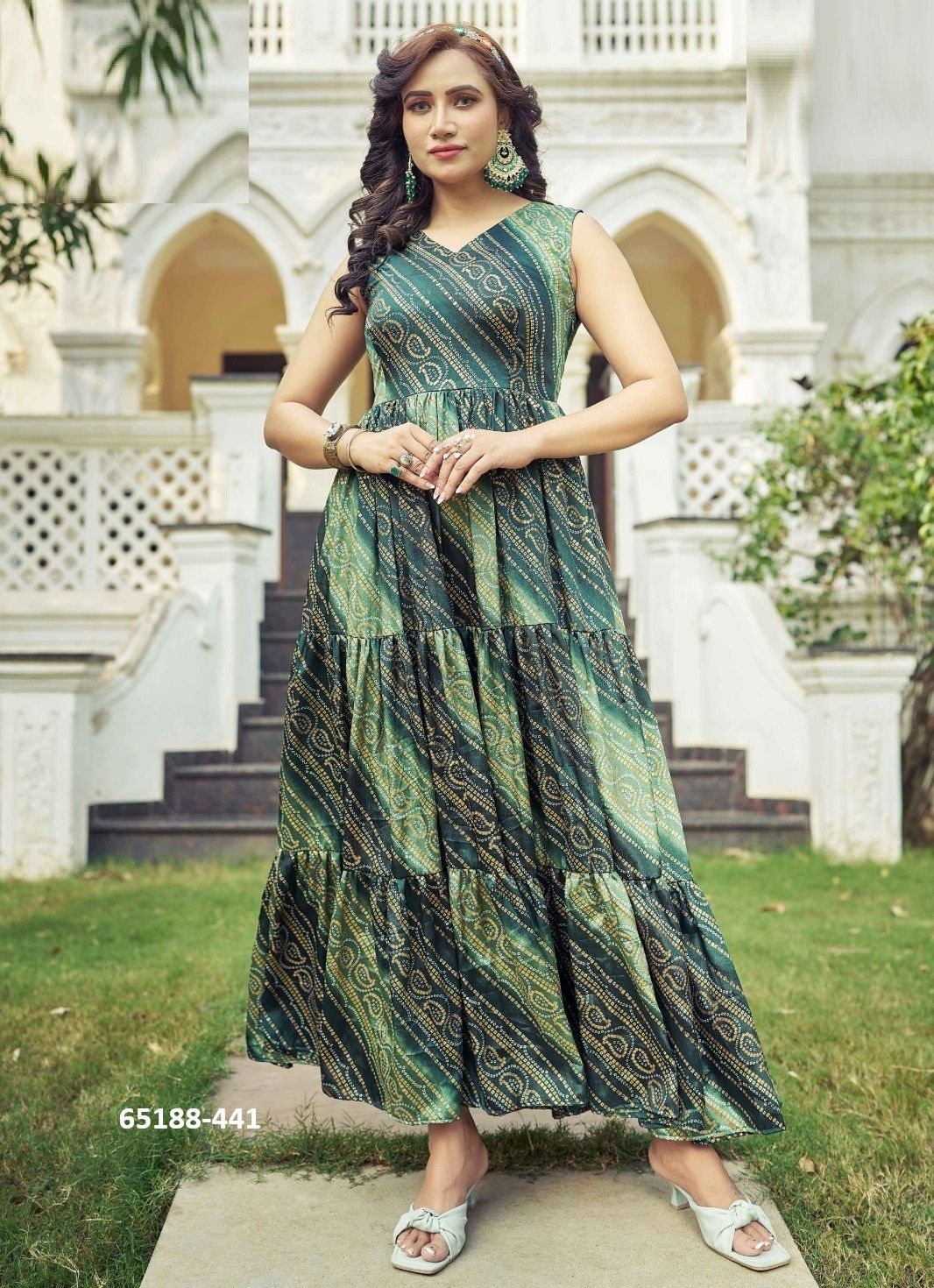 MANIMALA - Catalog # 65188 (Set of 4 Readymade Gowns)
