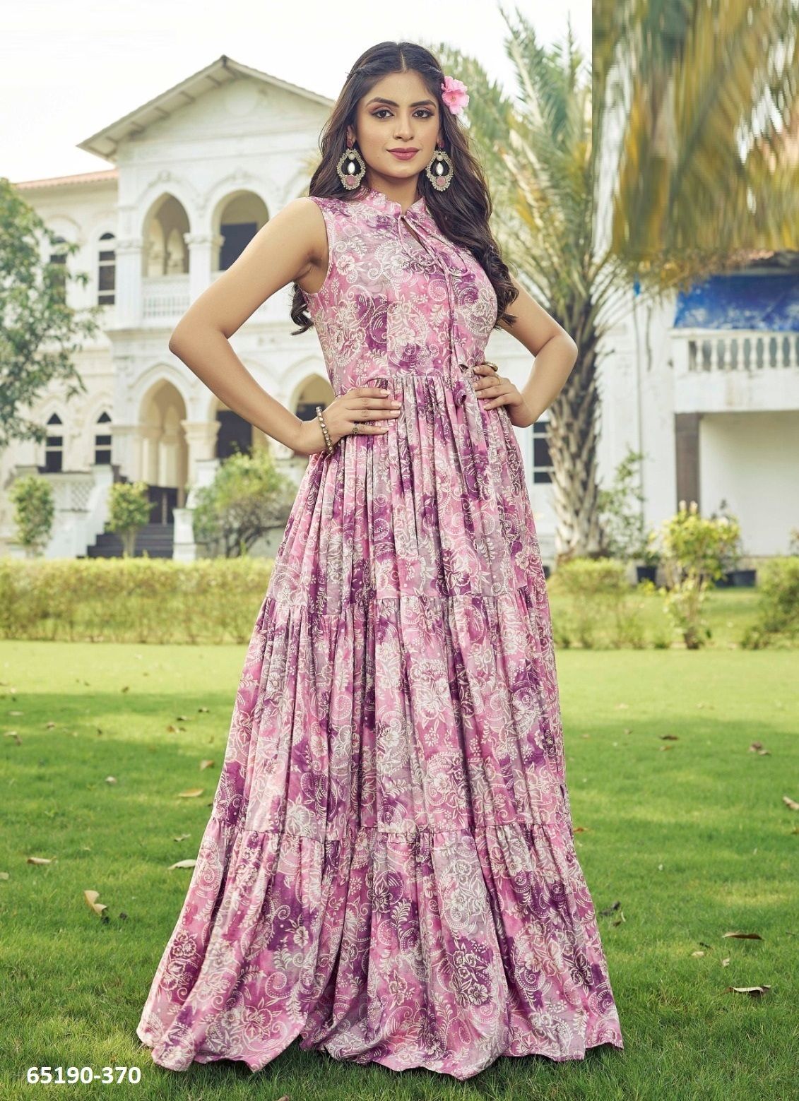 KALYANI - Catalog # 65190 (Set of 3 Readymade Gowns) KALYANI - Catalog # 65190 (Set of 3 Readymade Gowns)