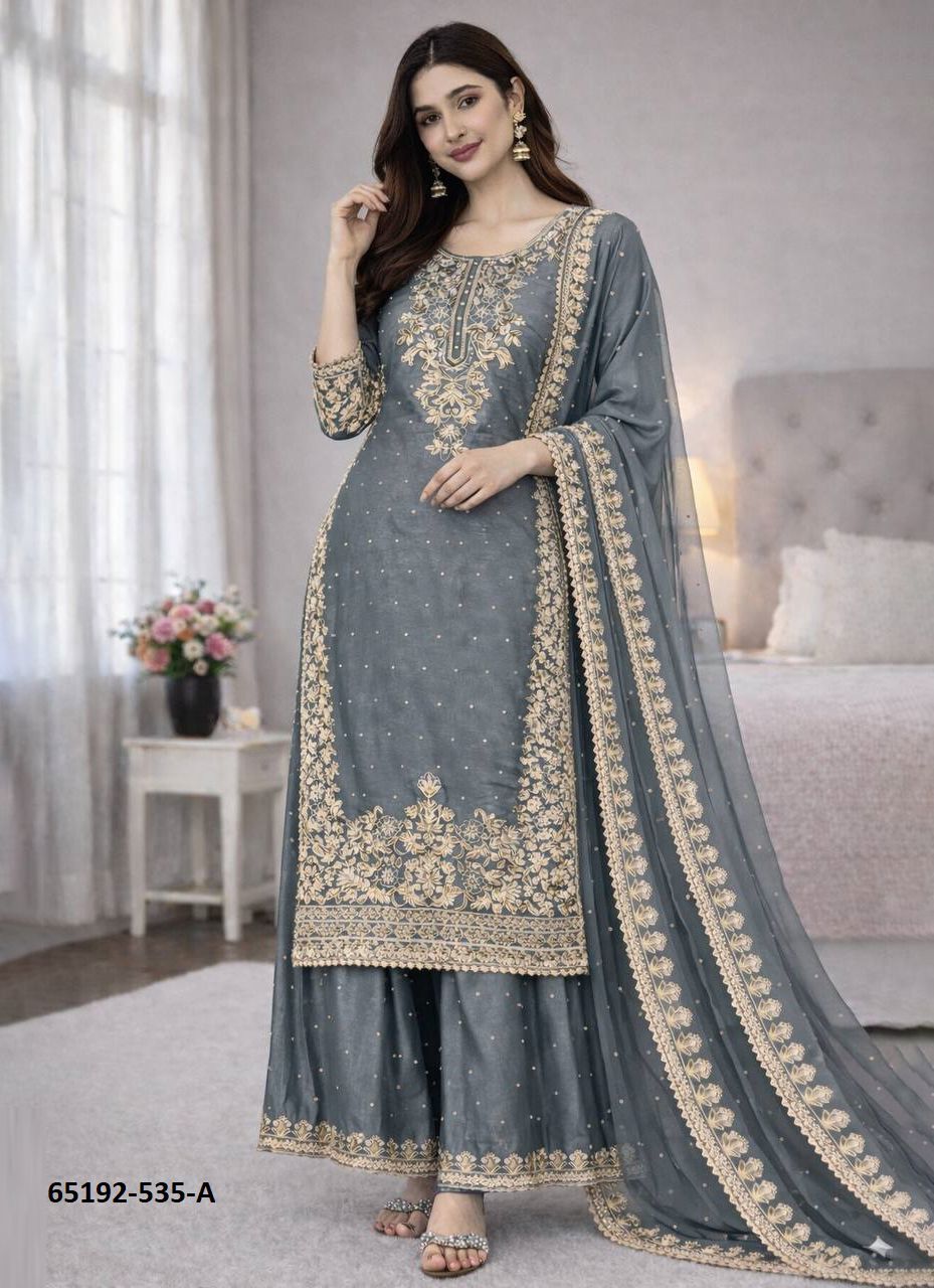 SERIES 535 - Catalog # 65192 (Set of 2 Readymade Salwar Suits) SERIES 535 - Catalog # 65192 (Set of 2 Readymade Salwar Suits)