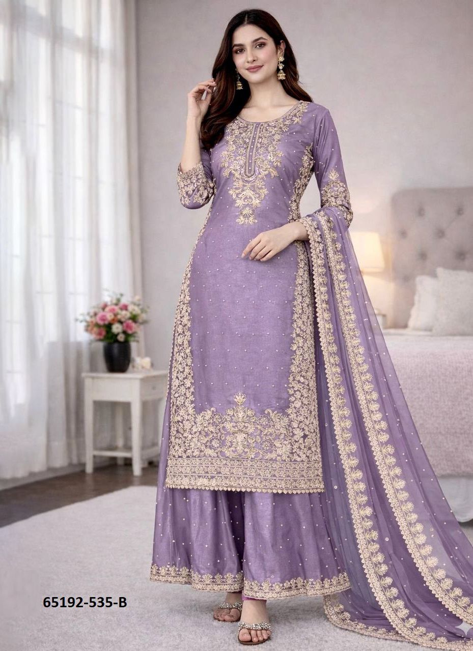 SERIES 535 - Catalog # 65192 (Set of 2 Readymade Salwar Suits) SERIES 535 - Catalog # 65192 (Set of 2 Readymade Salwar Suits)