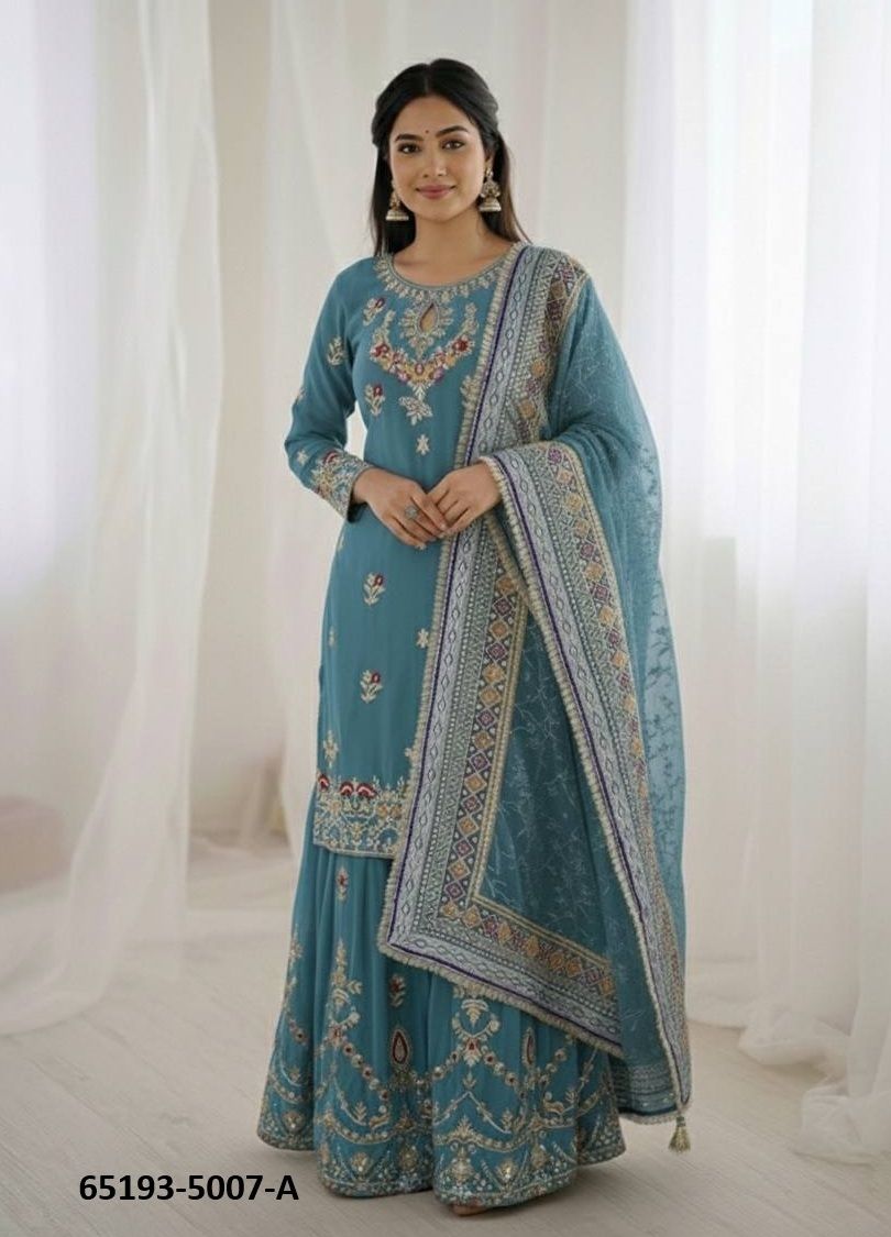 SERIES 5007 - Catalog # 65193 (Set of 3 Readymade Salwar Suits) SERIES 5007 - Catalog # 65193 (Set of 3 Readymade Salwar Suits)