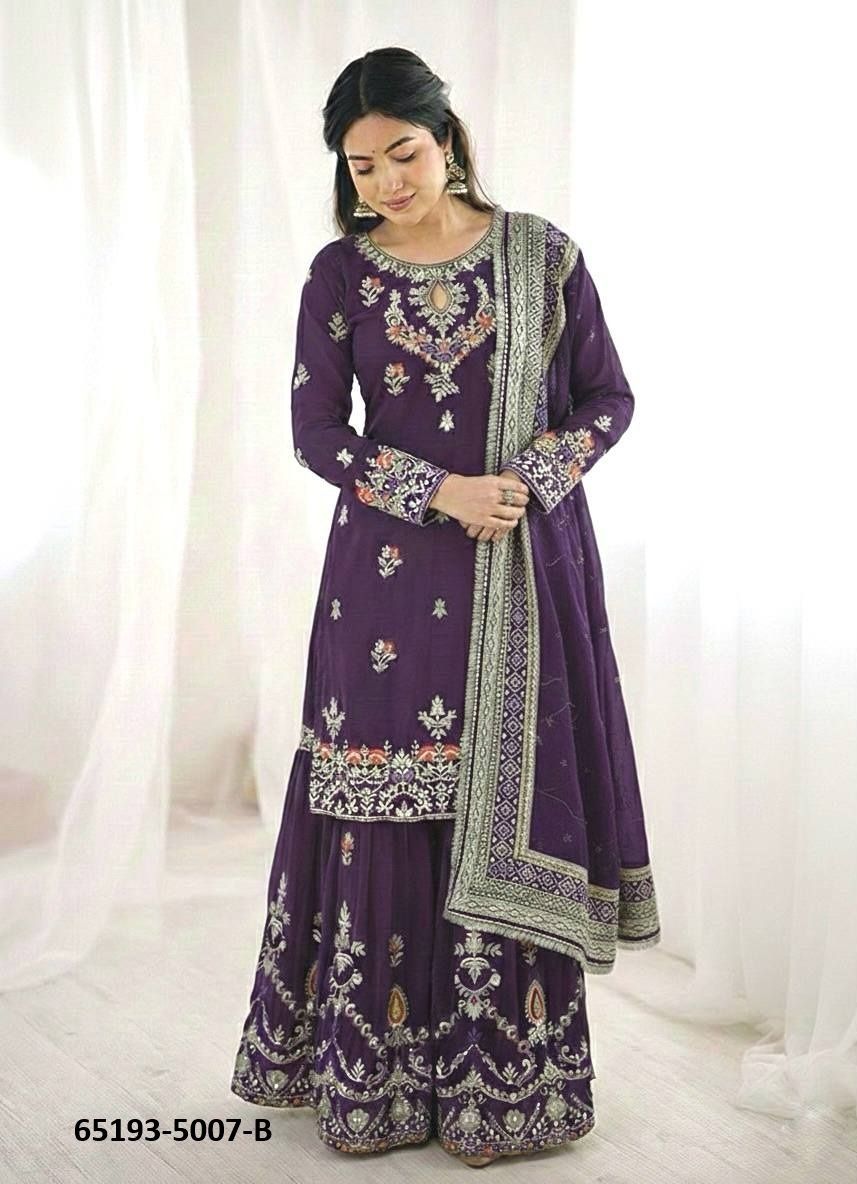 SERIES 5007 - Catalog # 65193 (Set of 3 Readymade Salwar Suits) SERIES 5007 - Catalog # 65193 (Set of 3 Readymade Salwar Suits)