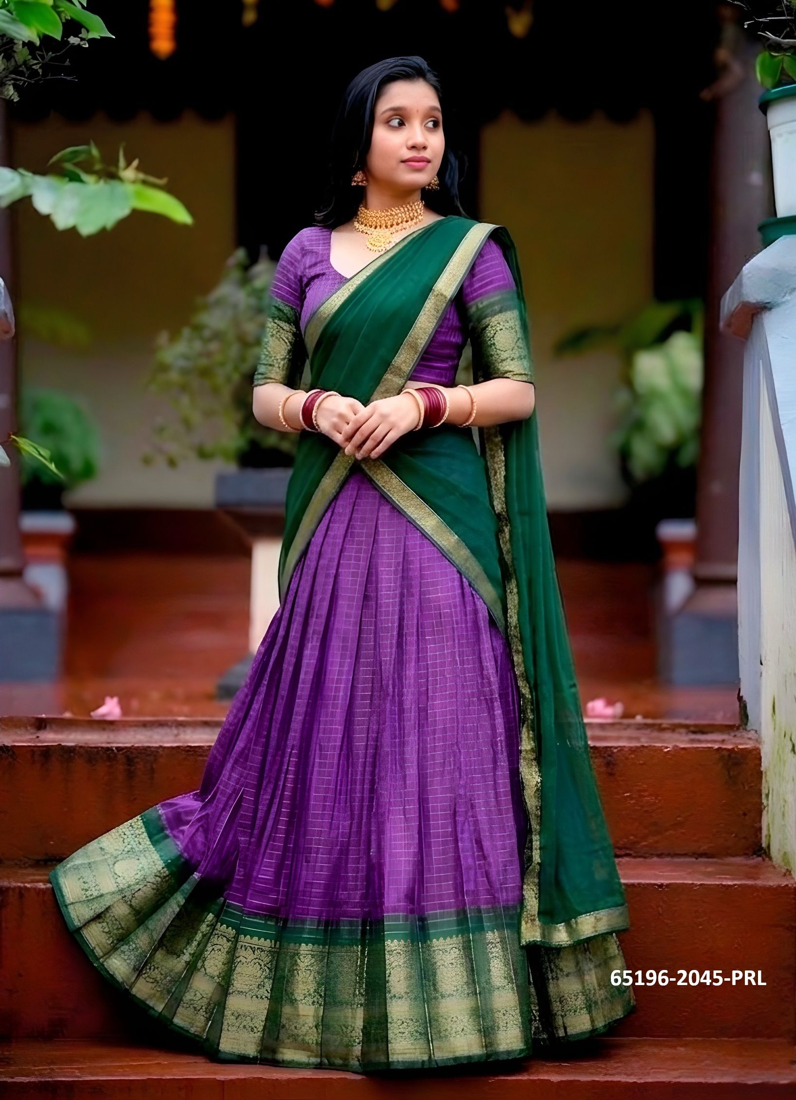 SERIES 2045 - Catalog # 65196 (Set of 4 Semi-Stitched Lehengas) SERIES 2045 - Catalog # 65196 (Set of 4 Semi-Stitched Lehengas)