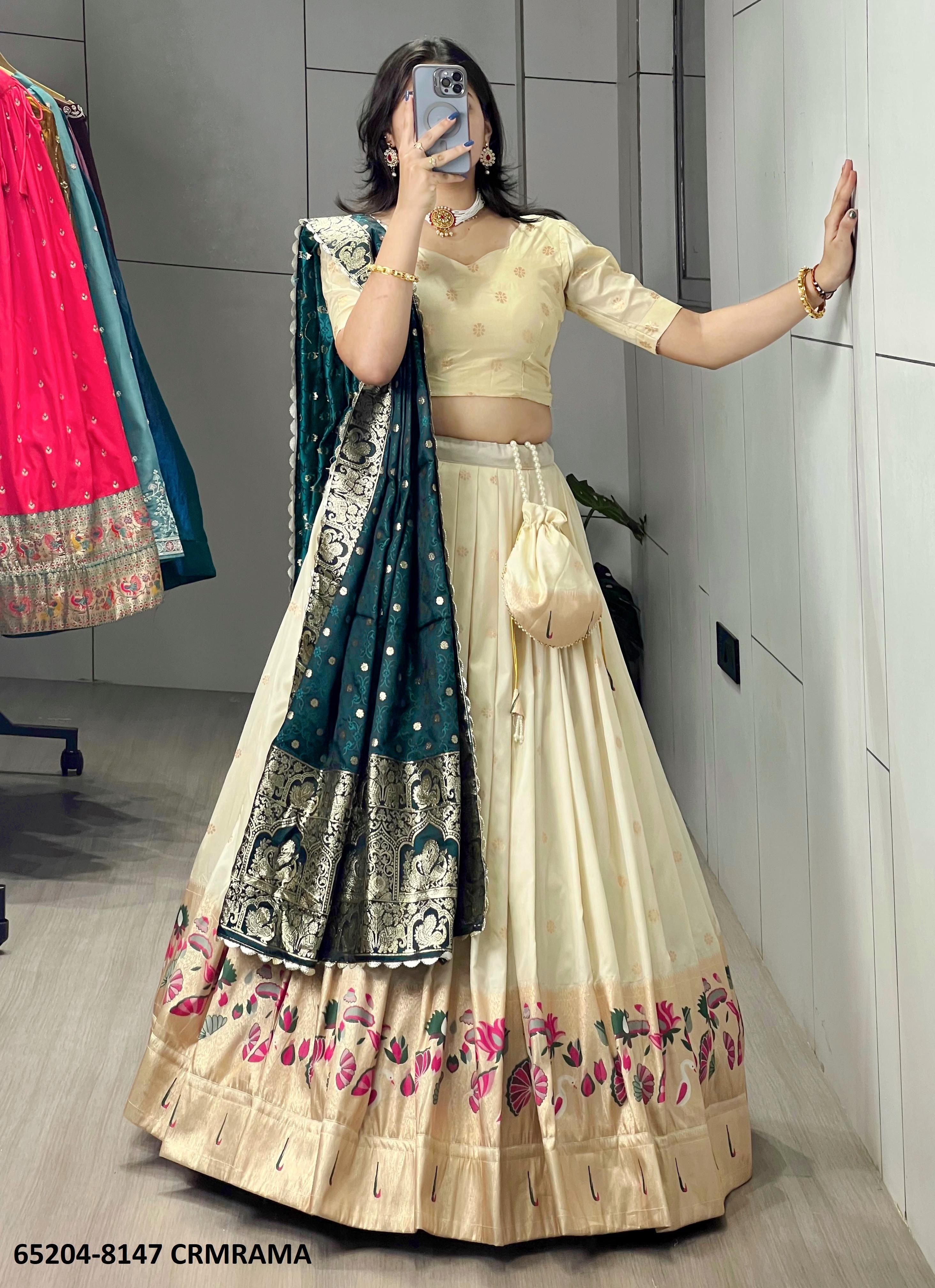 SERIES 8147 - Catalog # 65204 (Set of 4 Semi-Stitched Lehengas) SERIES 8147 - Catalog # 65204 (Set of 4 Semi-Stitched Lehengas)