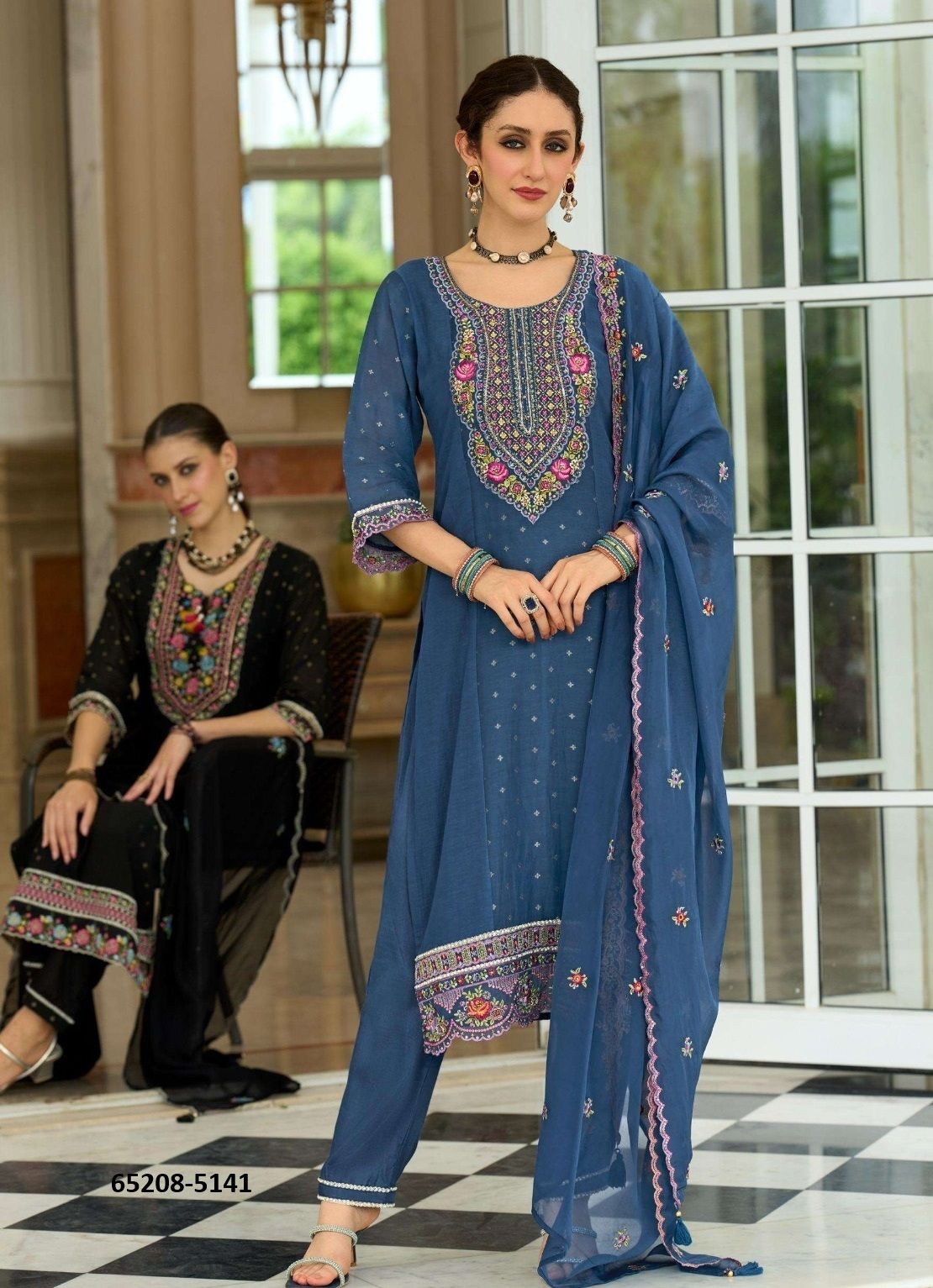 SAWARIYA - Catalog # 65208 (Set of 6 Readymade Salwar Suits)