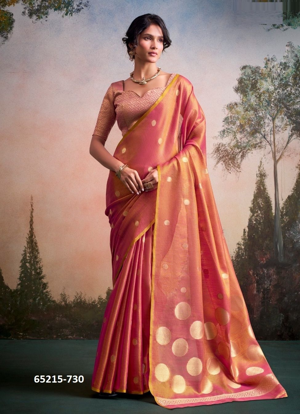 ANVIKA DOLLAR SILK - Catalog # 65215 (Set of 6 Sarees) ANVIKA DOLLAR SILK - Catalog # 65215 (Set of 6 Sarees)