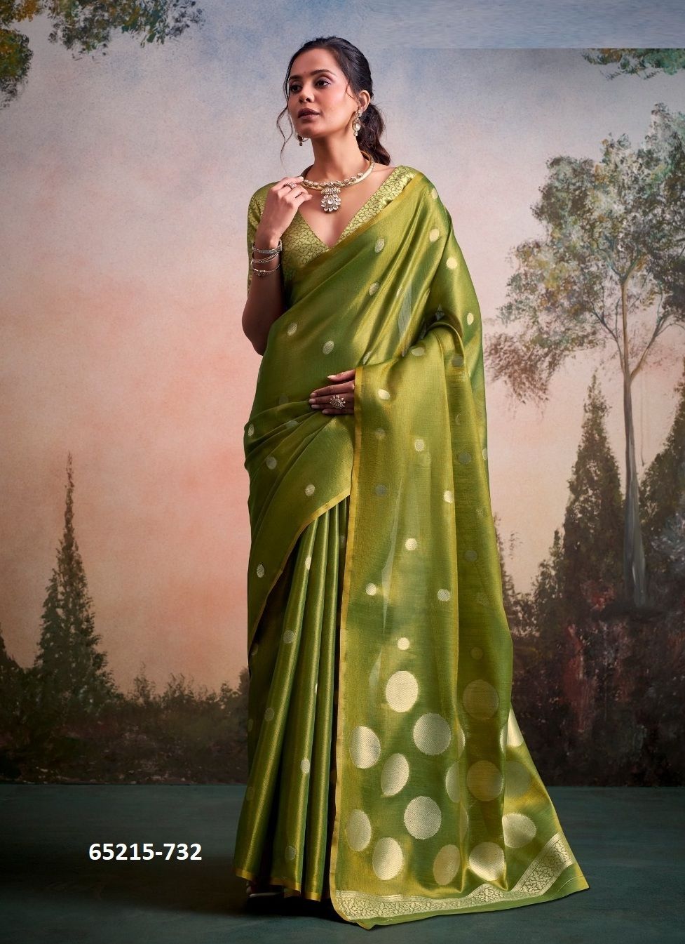 ANVIKA DOLLAR SILK - Catalog # 65215 (Set of 6 Sarees) ANVIKA DOLLAR SILK - Catalog # 65215 (Set of 6 Sarees)