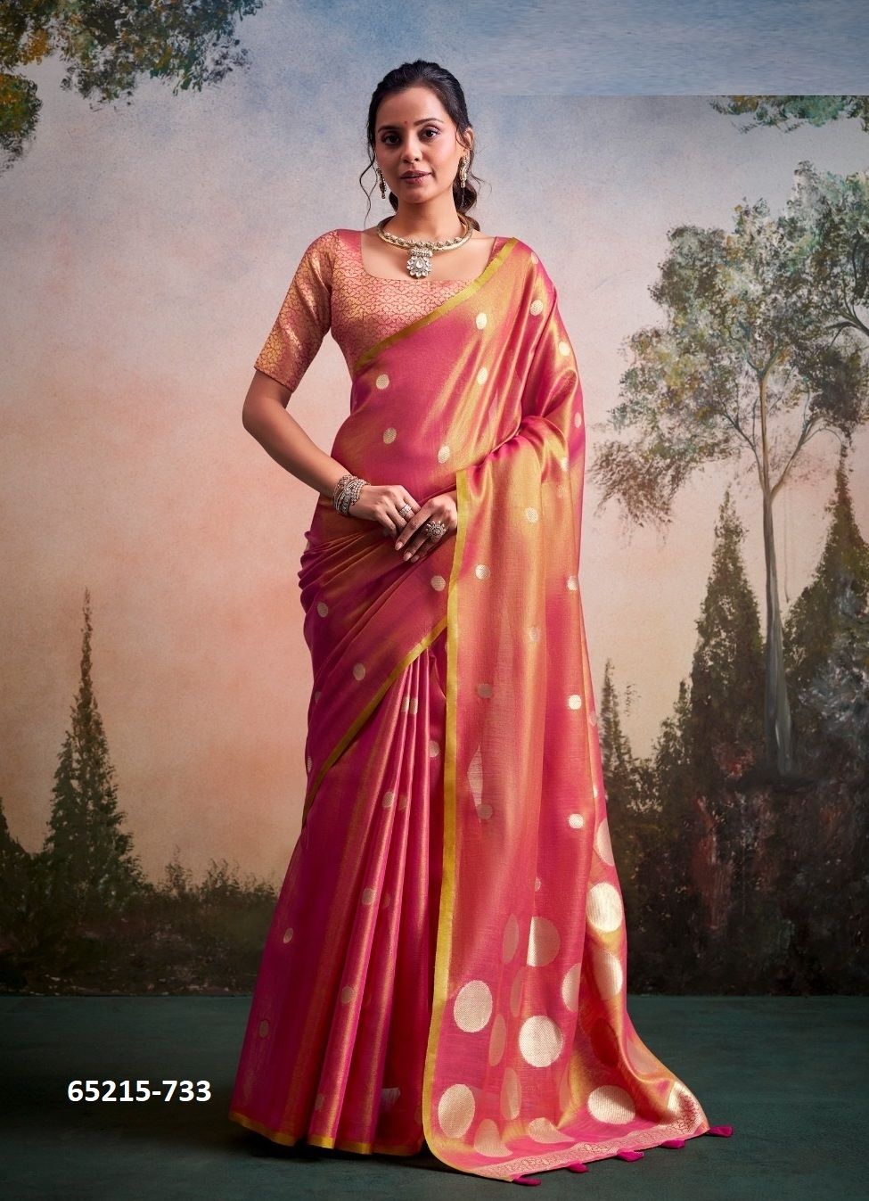 ANVIKA DOLLAR SILK - Catalog # 65215 (Set of 6 Sarees) ANVIKA DOLLAR SILK - Catalog # 65215 (Set of 6 Sarees)
