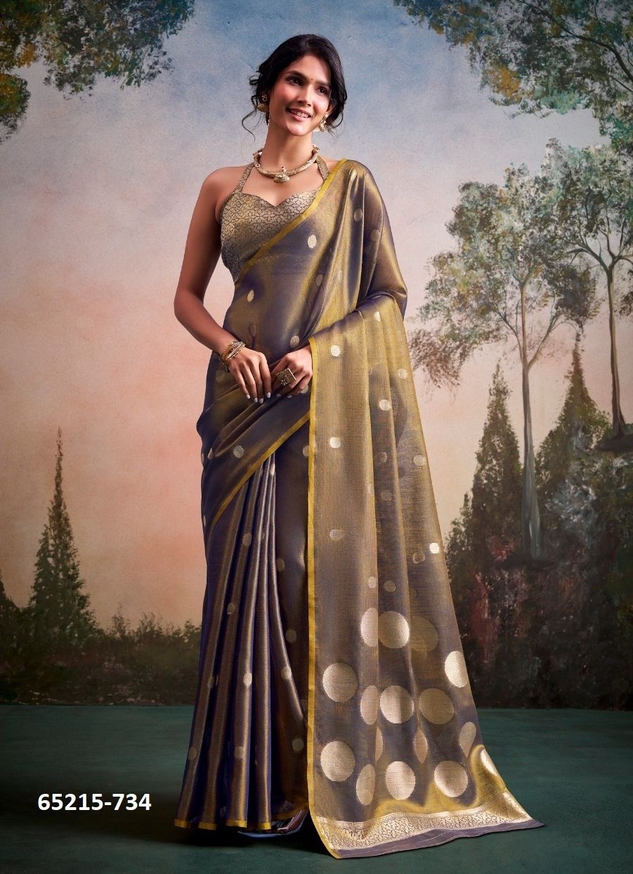 ANVIKA DOLLAR SILK - Catalog # 65215 (Set of 6 Sarees) ANVIKA DOLLAR SILK - Catalog # 65215 (Set of 6 Sarees)