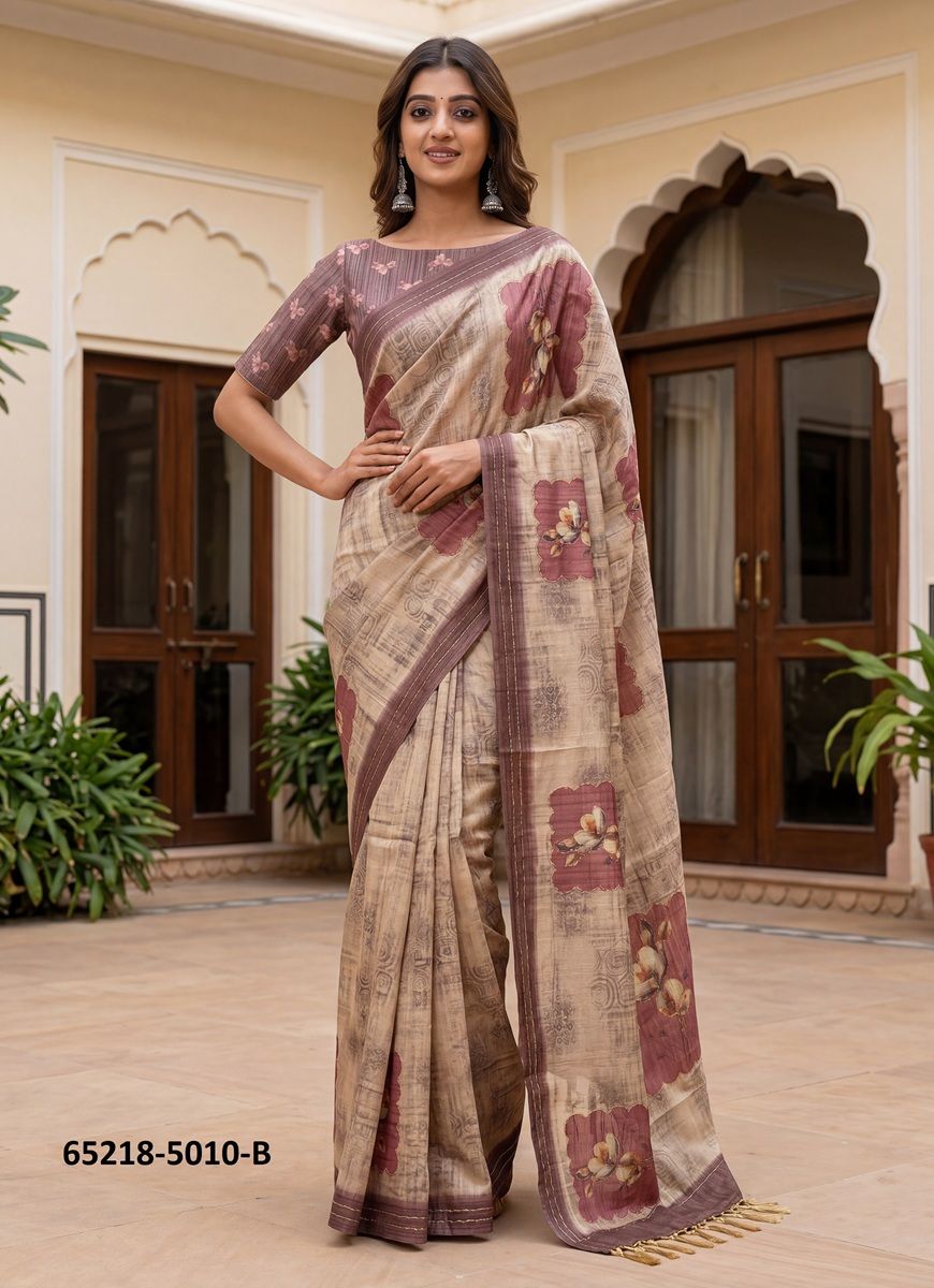 SERIES 5010 - Catalog # 65218 (Set of 2 Sarees)