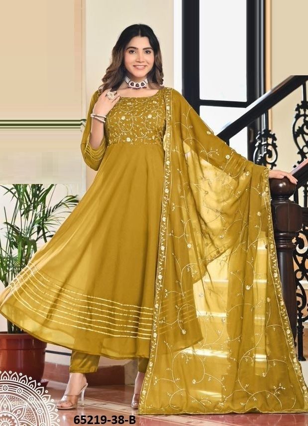 SERIES 38 - Catalog # 65219 (Set of 4 SIZE-SETS [Readymade Salwar Suits])