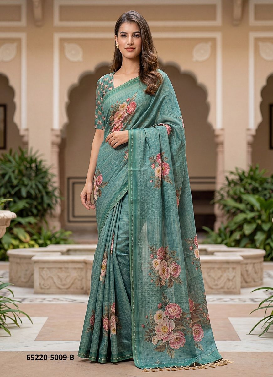 SERIES 5009 - Catalog # 65220 (Set of 2 Sarees)