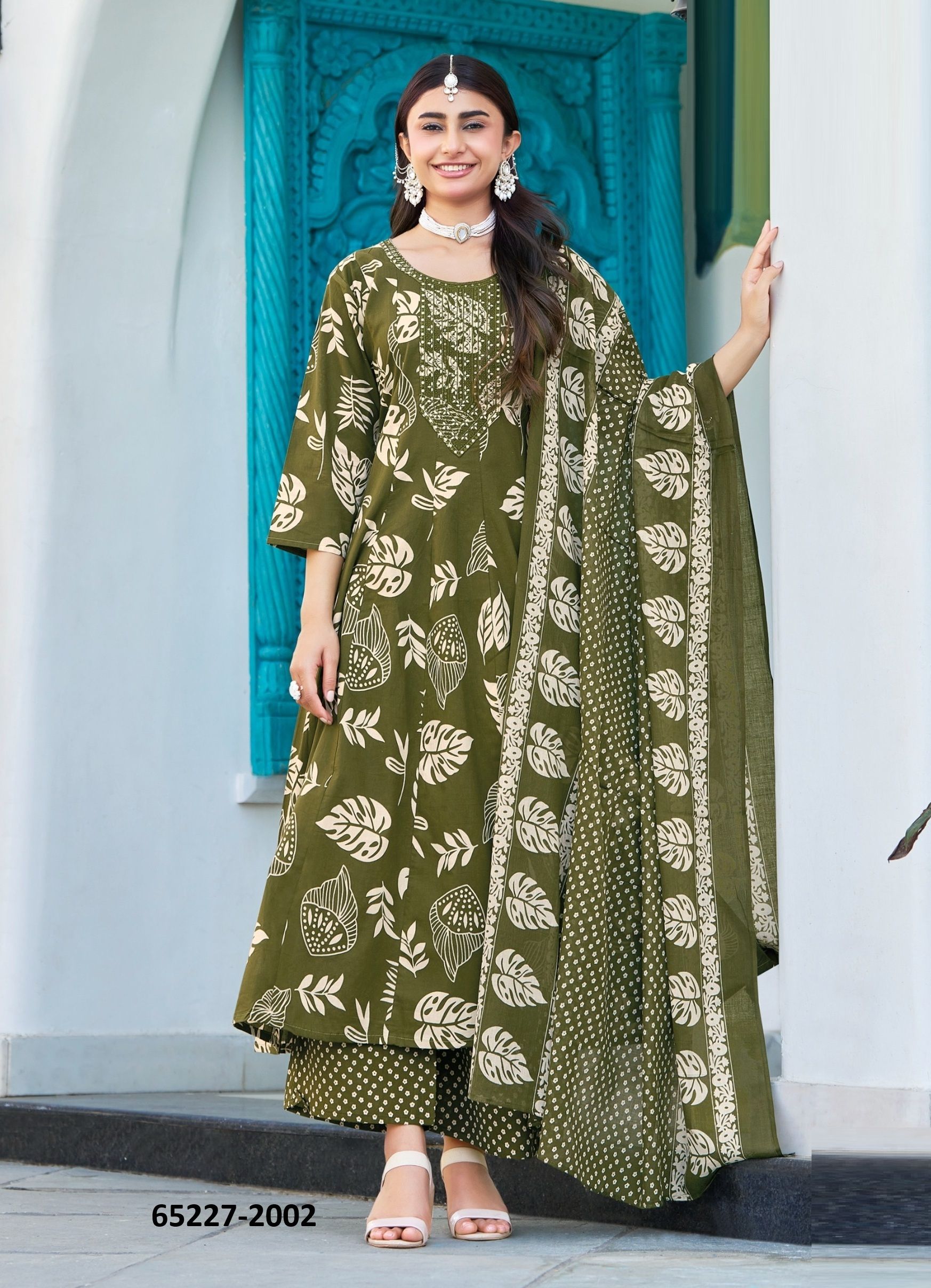 SUMMER GARDEN 2 - Catalog # 65227 (Set of 8 Readymade Salwar Suits)
