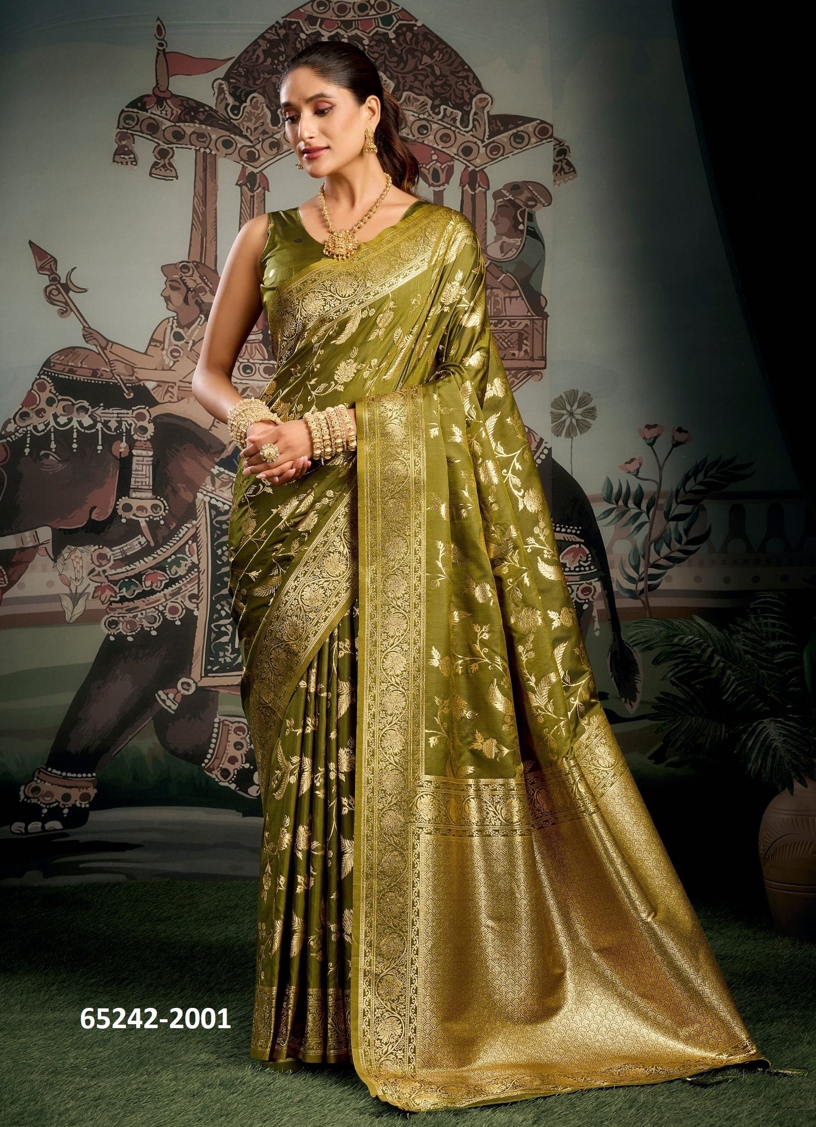 SANKSRUTI - Catalog # 65242 (Set of 4 Sarees) SANKSRUTI - Catalog # 65242 (Set of 4 Sarees)