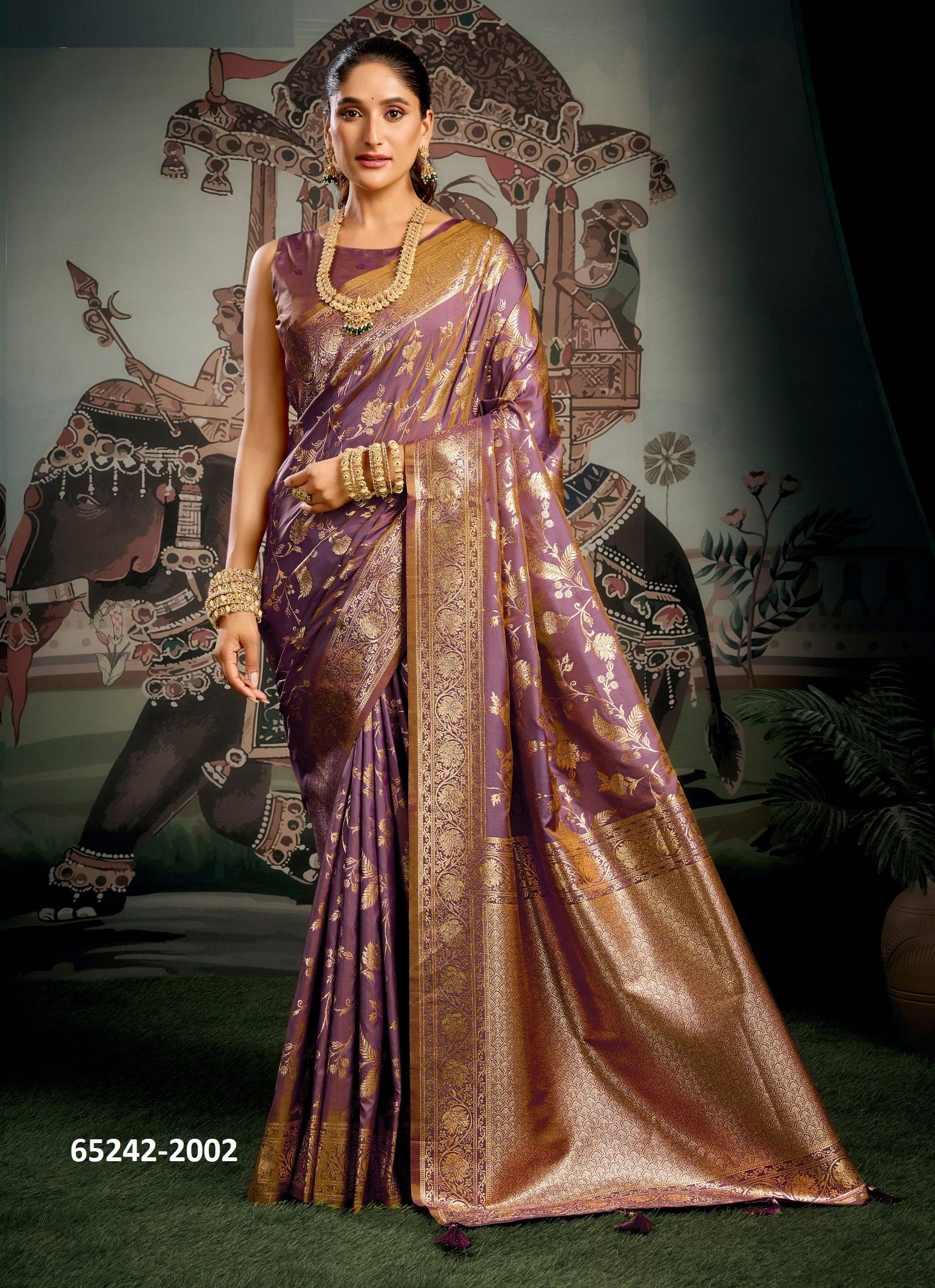 SANKSRUTI - Catalog # 65242 (Set of 4 Sarees) SANKSRUTI - Catalog # 65242 (Set of 4 Sarees)