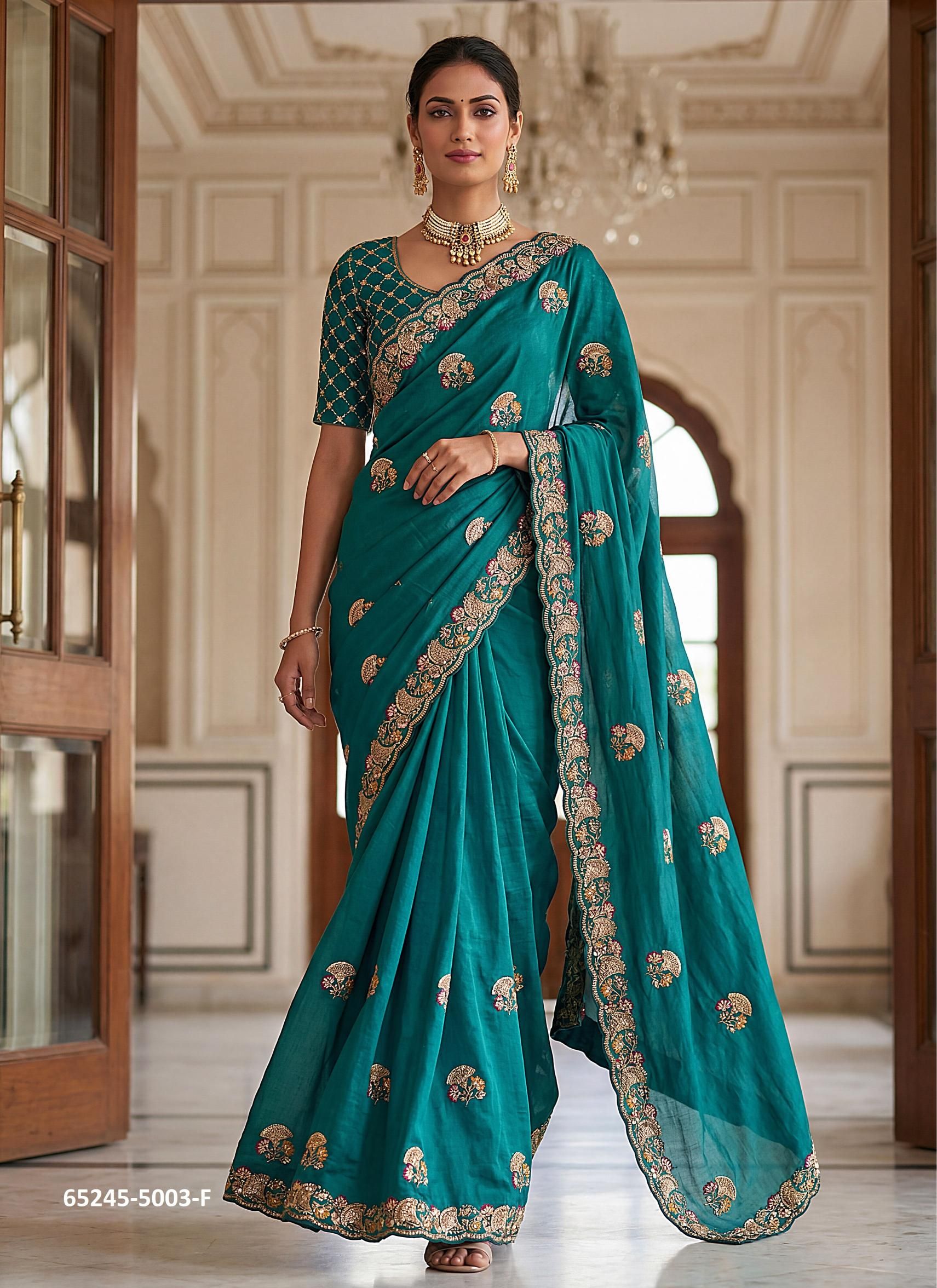 SERIES 5003 - Catalog # 65245 (Set of 6 Sarees)