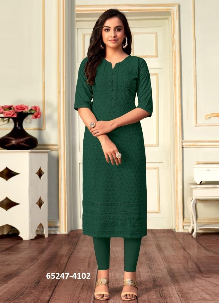 VIVO - Catalog # 65247 (Set of 7 SIZE-SETS [Readymade Women's Kurtis / Tops])