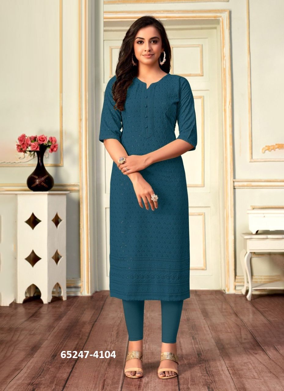 VIVO - Catalog # 65247 (Set of 7 SIZE-SETS [Readymade Women's Kurtis / Tops])