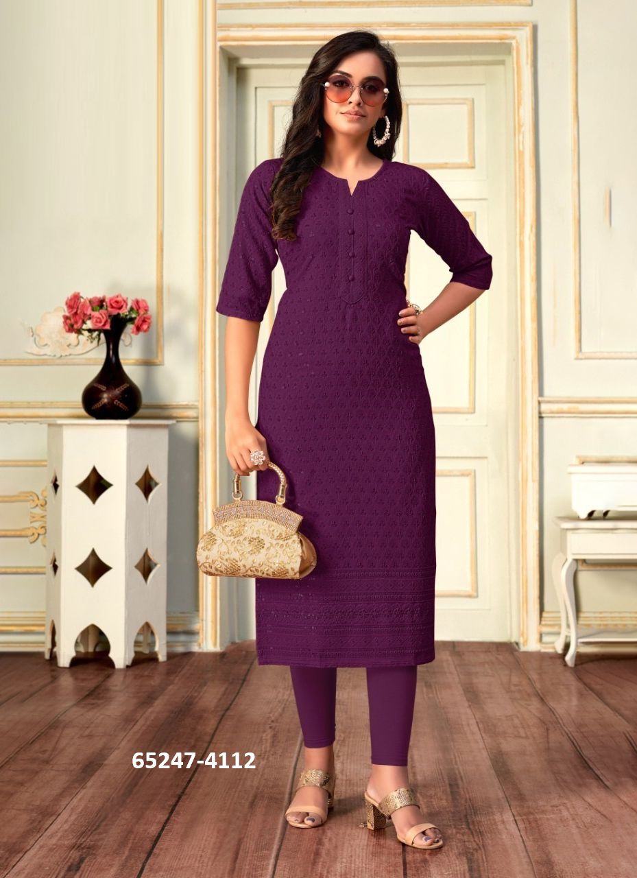 VIVO - Catalog # 65247 (Set of 7 SIZE-SETS [Readymade Women's Kurtis / Tops])