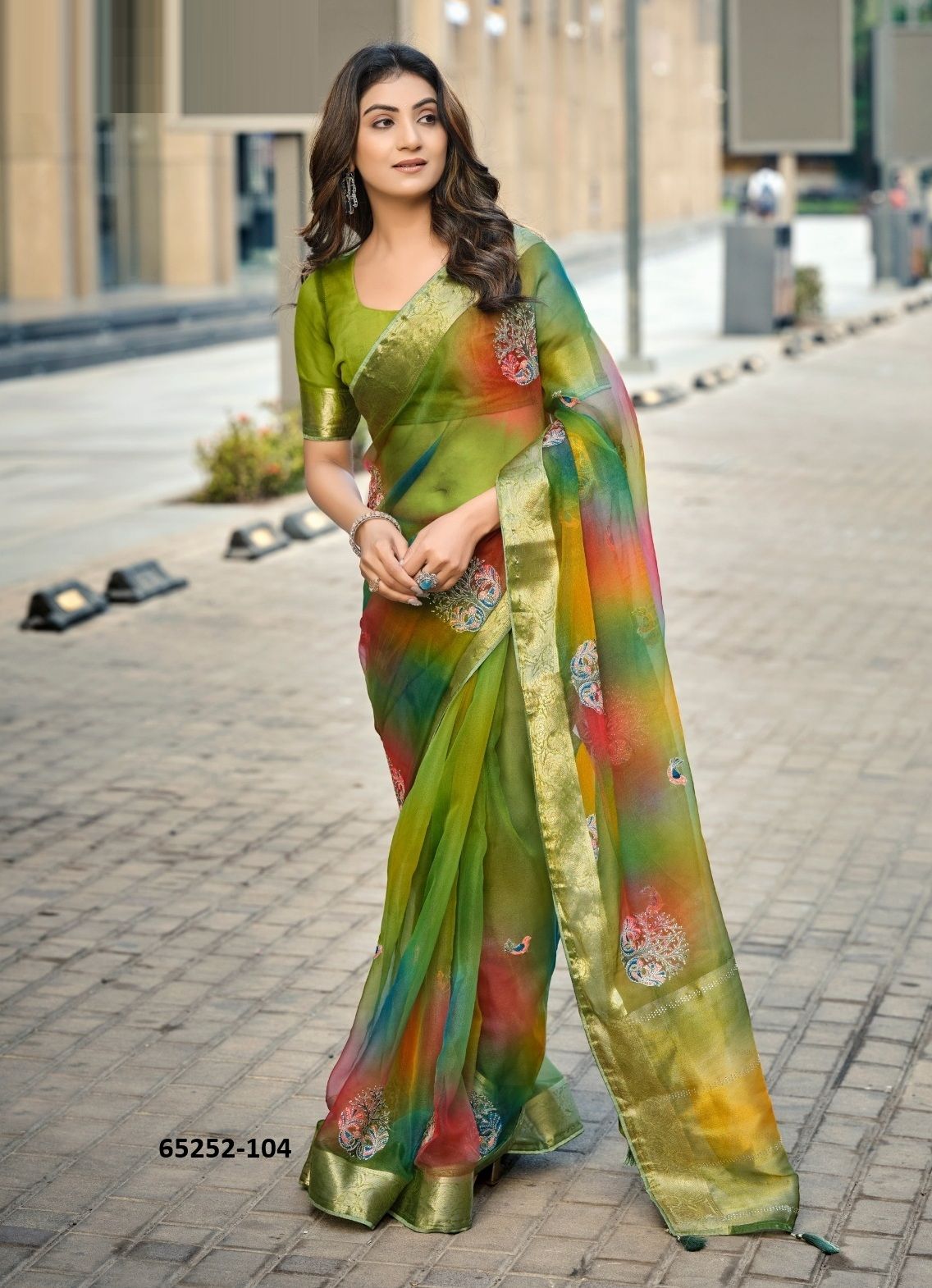 SUDHA 1 - Catalog # 65252 (Set of 6 Sarees) SUDHA 1 - Catalog # 65252 (Set of 6 Sarees)