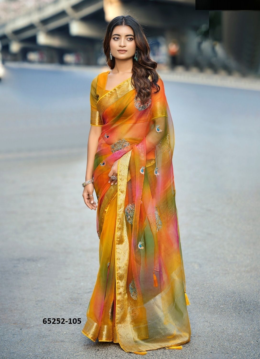 SUDHA 1 - Catalog # 65252 (Set of 6 Sarees) SUDHA 1 - Catalog # 65252 (Set of 6 Sarees)