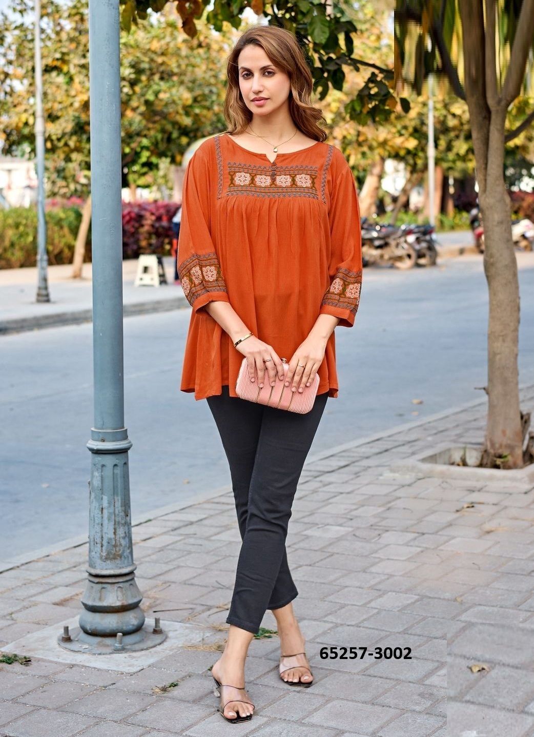 EMLEE - Catalog # 65257 (Set of 6 Readymade Women's Kurtis / Tops) EMLEE - Catalog # 65257 (Set of 6 Readymade Women's Kurtis / Tops)