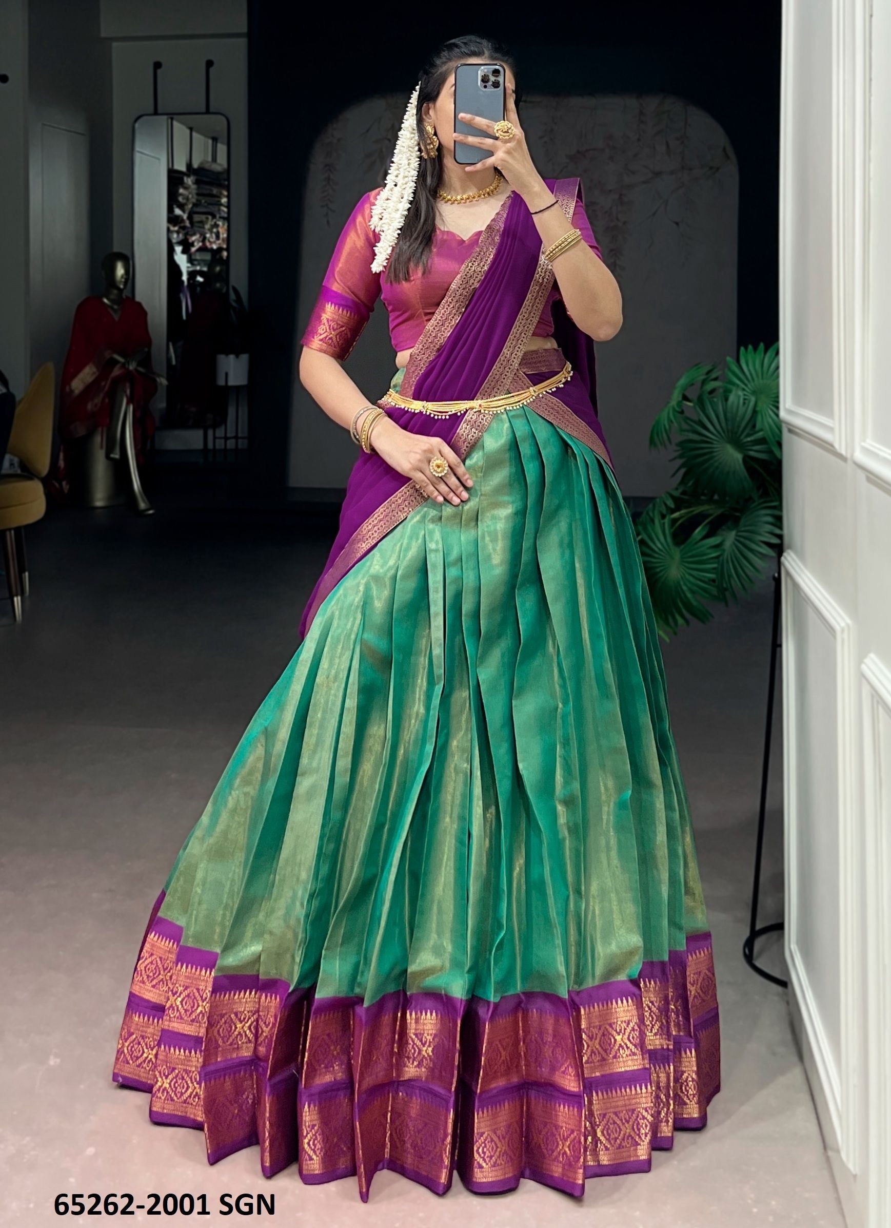 SERIES 2001 - Catalog # 65262 (Set of 5 Semi-Stitched Lehengas) SERIES 2001 - Catalog # 65262 (Set of 5 Semi-Stitched Lehengas)