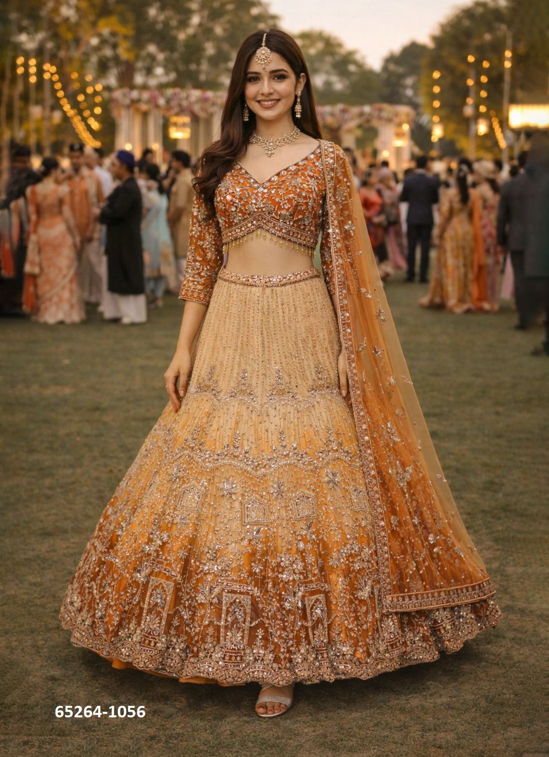 ROSY - Catalog # 65264 (Set of 2 Readymade Lehengas) ROSY - Catalog # 65264 (Set of 2 Readymade Lehengas)