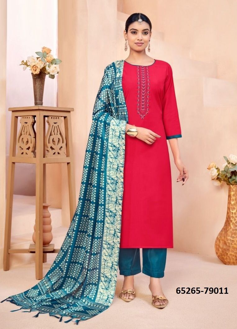EVANKA 15 - Catalog # 65265 (Set of 12 Readymade Salwar Suits) EVANKA 15 - Catalog # 65265 (Set of 12 Readymade Salwar Suits)