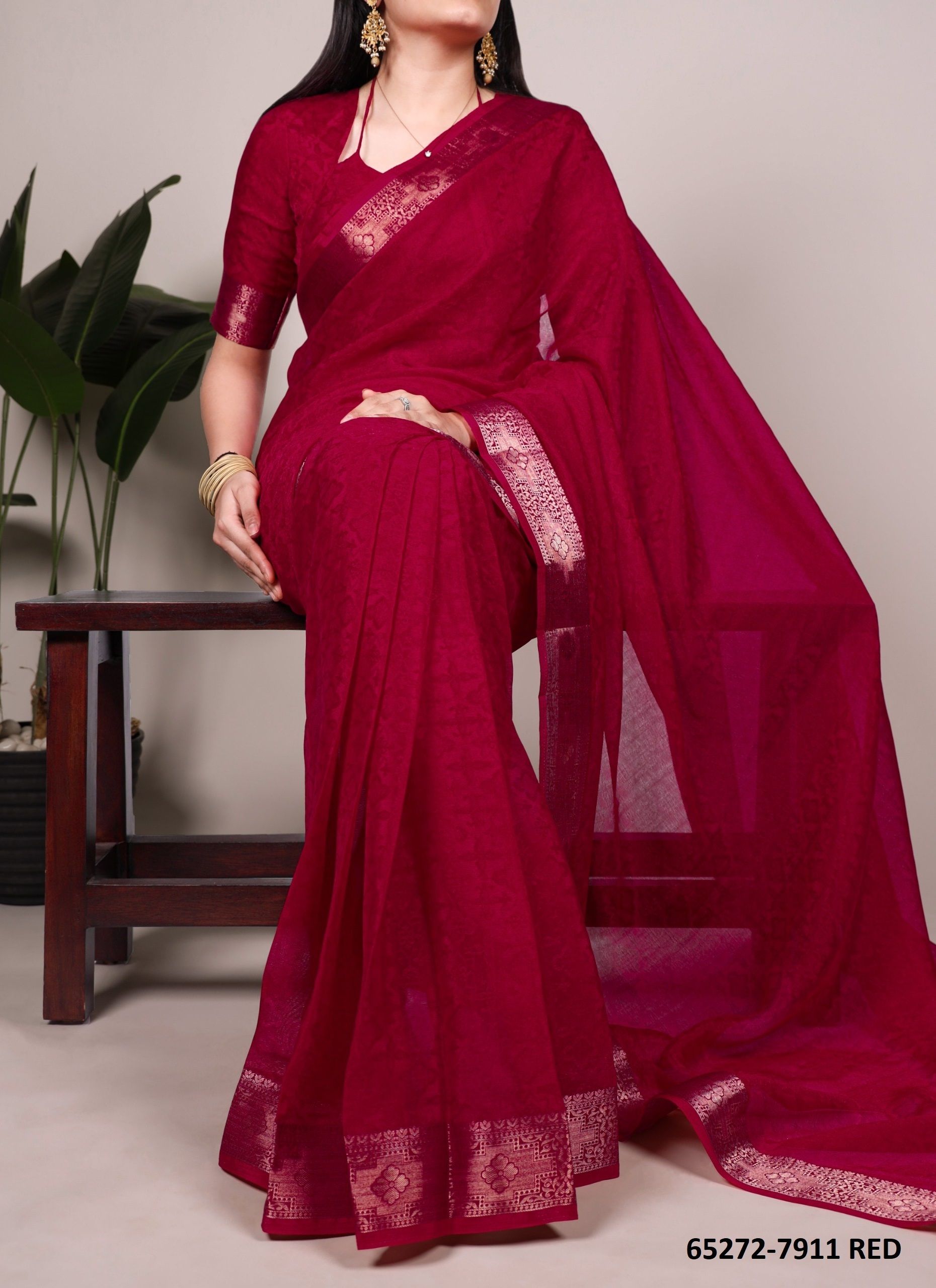 SERIES 7911 - Catalog # 65272 (Set of 3 Sarees) SERIES 7911 - Catalog # 65272 (Set of 3 Sarees)