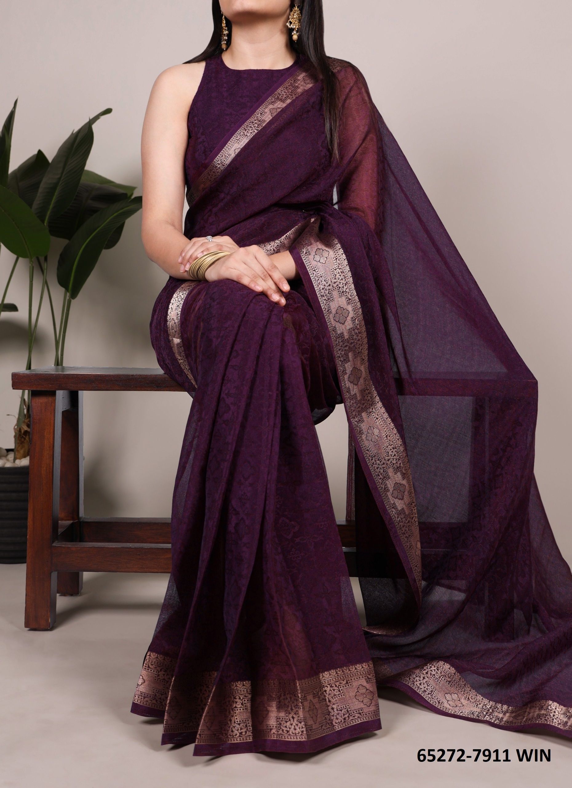 SERIES 7911 - Catalog # 65272 (Set of 3 Sarees) SERIES 7911 - Catalog # 65272 (Set of 3 Sarees)