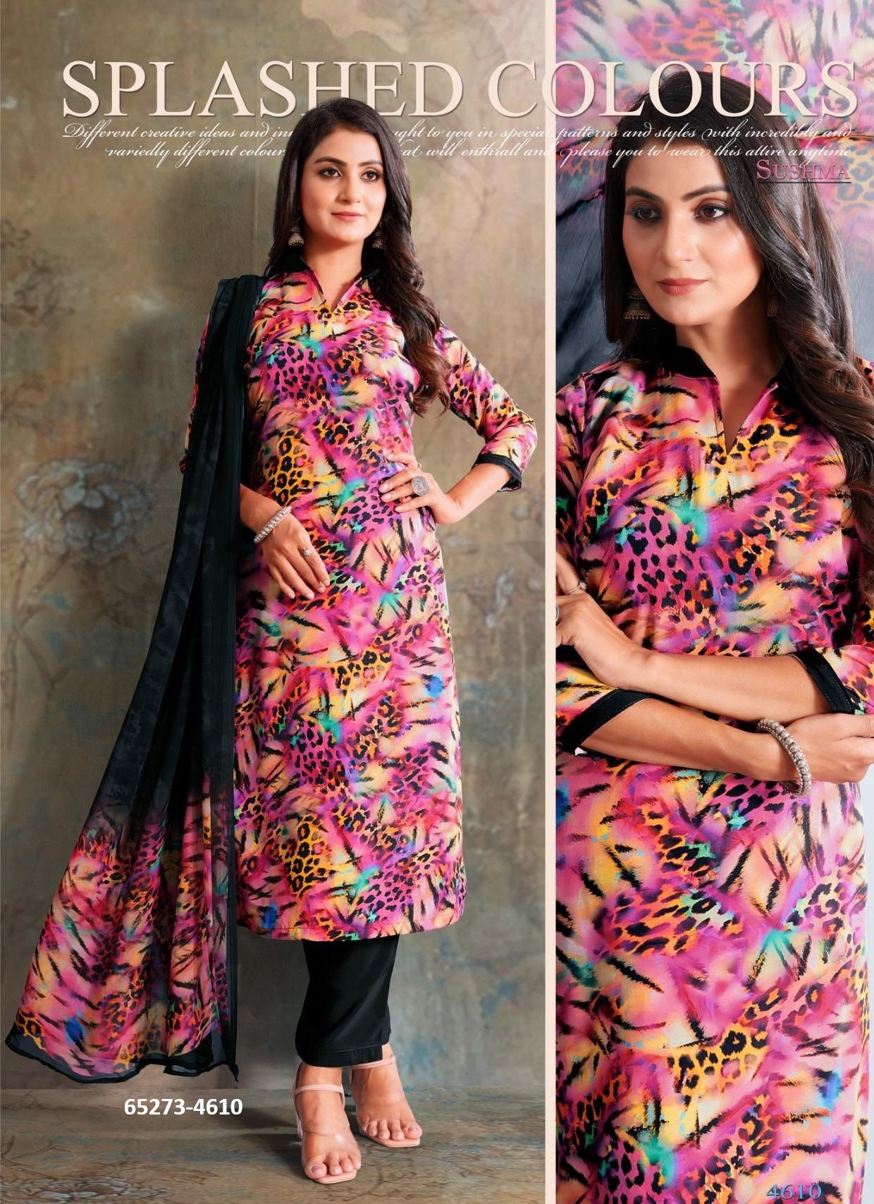 BEAUTIFY - Catalog # 65273 (Set of 12 Semi-Stitched / Un-Stitched Suits)