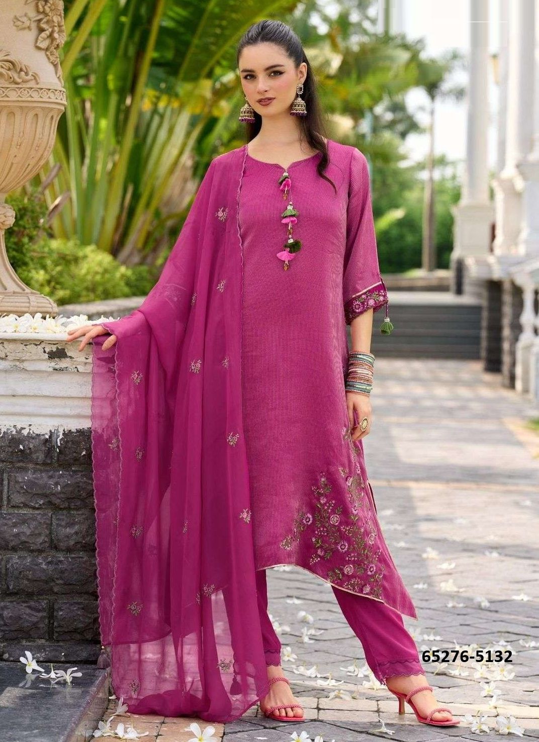 SAHELI - Catalog # 65276 (Set of 6 Readymade Salwar Suits)