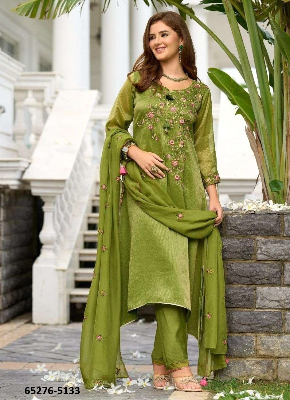 SAHELI - Catalog # 65276 (Set of 6 Readymade Salwar Suits)