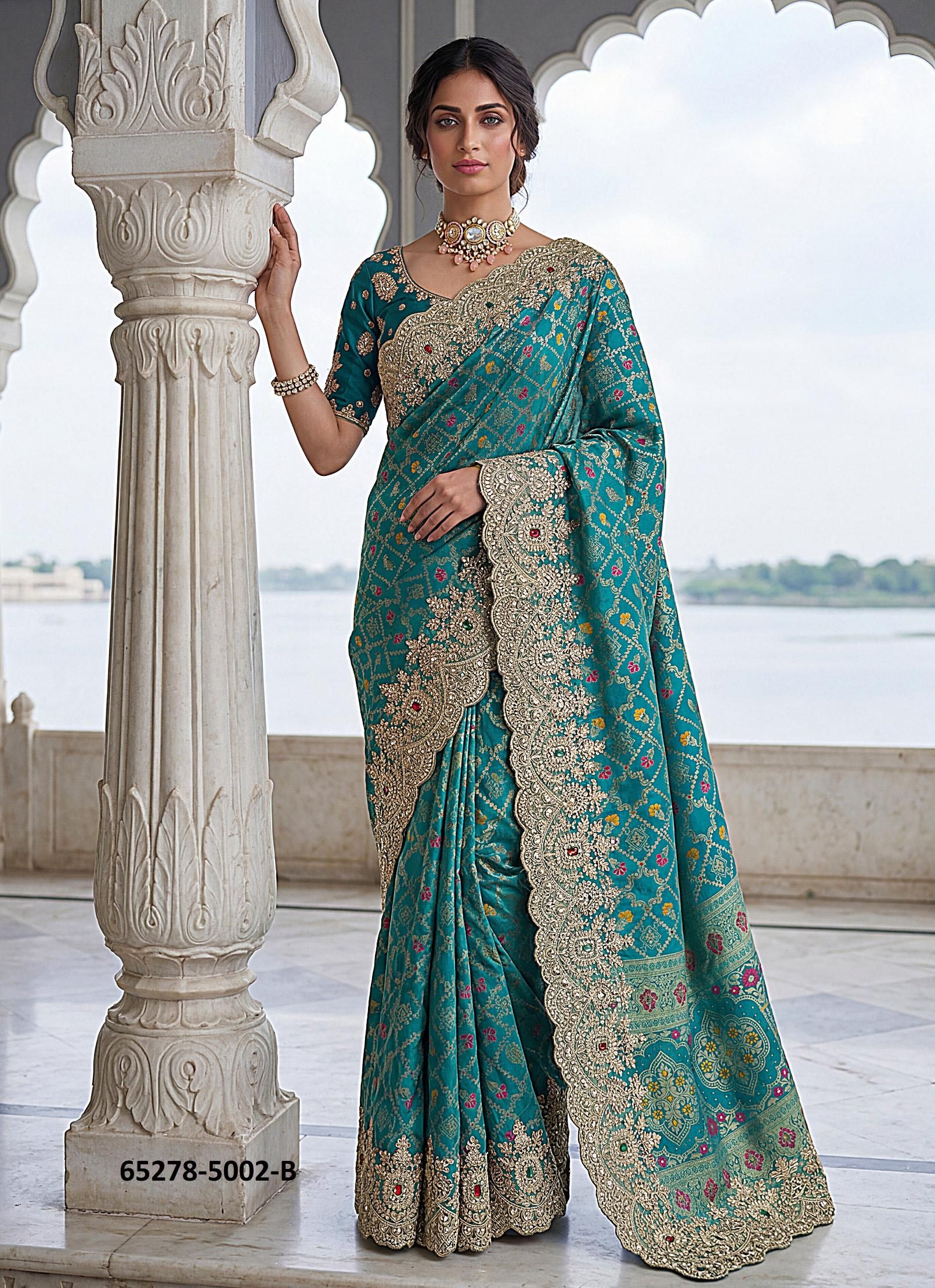 SERIES 5002 - Catalog # 65278 (Set of 4 Sarees) SERIES 5002 - Catalog # 65278 (Set of 4 Sarees)