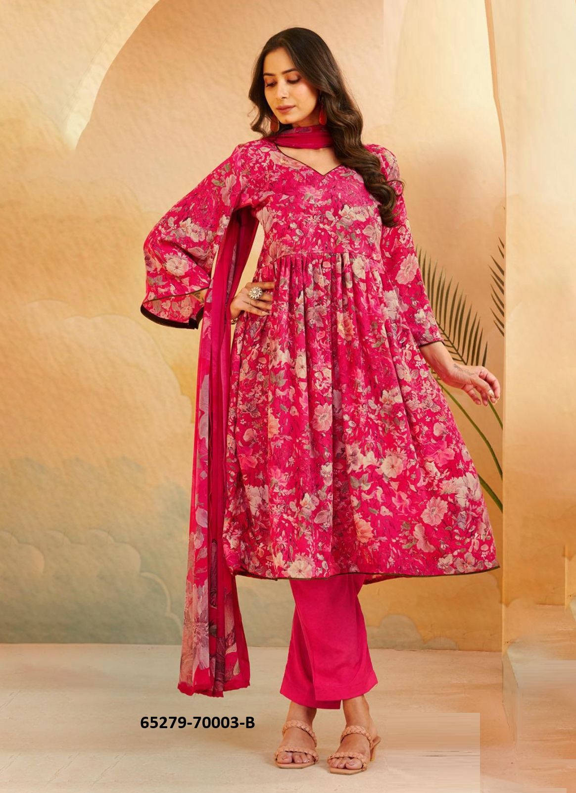 FRAGRANCE - Catalog # 65279 (Set of 17 Semi-Stitched / Un-Stitched Suits)