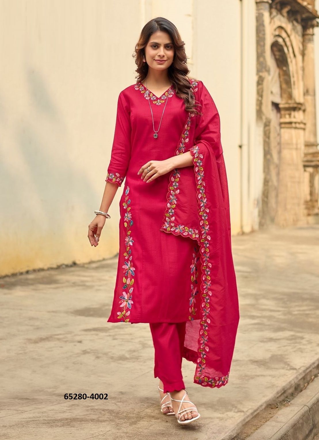 RUDRIKA - Catalog # 65280 (Set of 4 Readymade Salwar Suits)