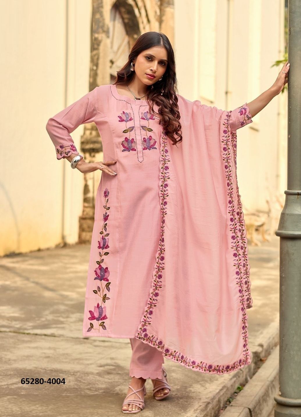 RUDRIKA - Catalog # 65280 (Set of 4 Readymade Salwar Suits)